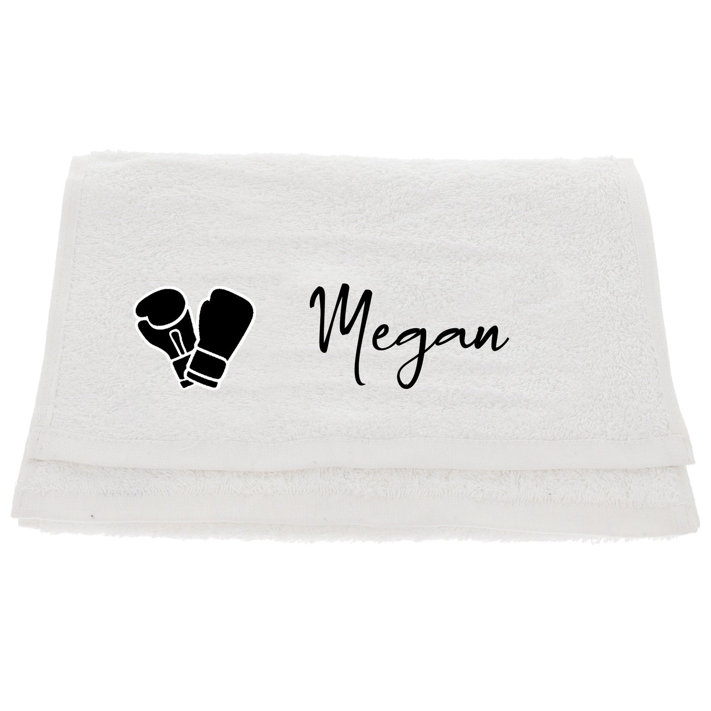 Personalised Embroidered Boxing Towel - Always Looking Good -