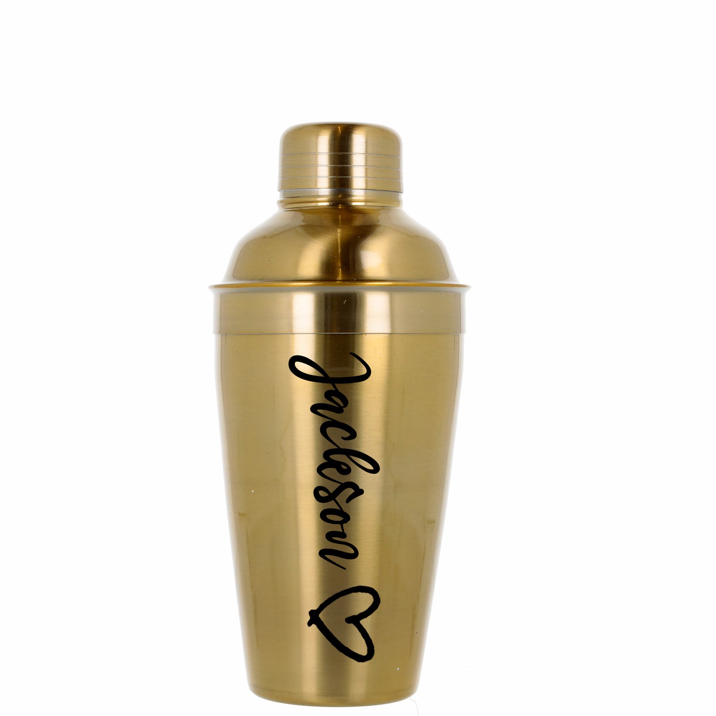 Personalised Gold Cocktail Shaker Set With Martini Glass & Shot Glass Gift Set - Always Looking Good - Shaker Only
