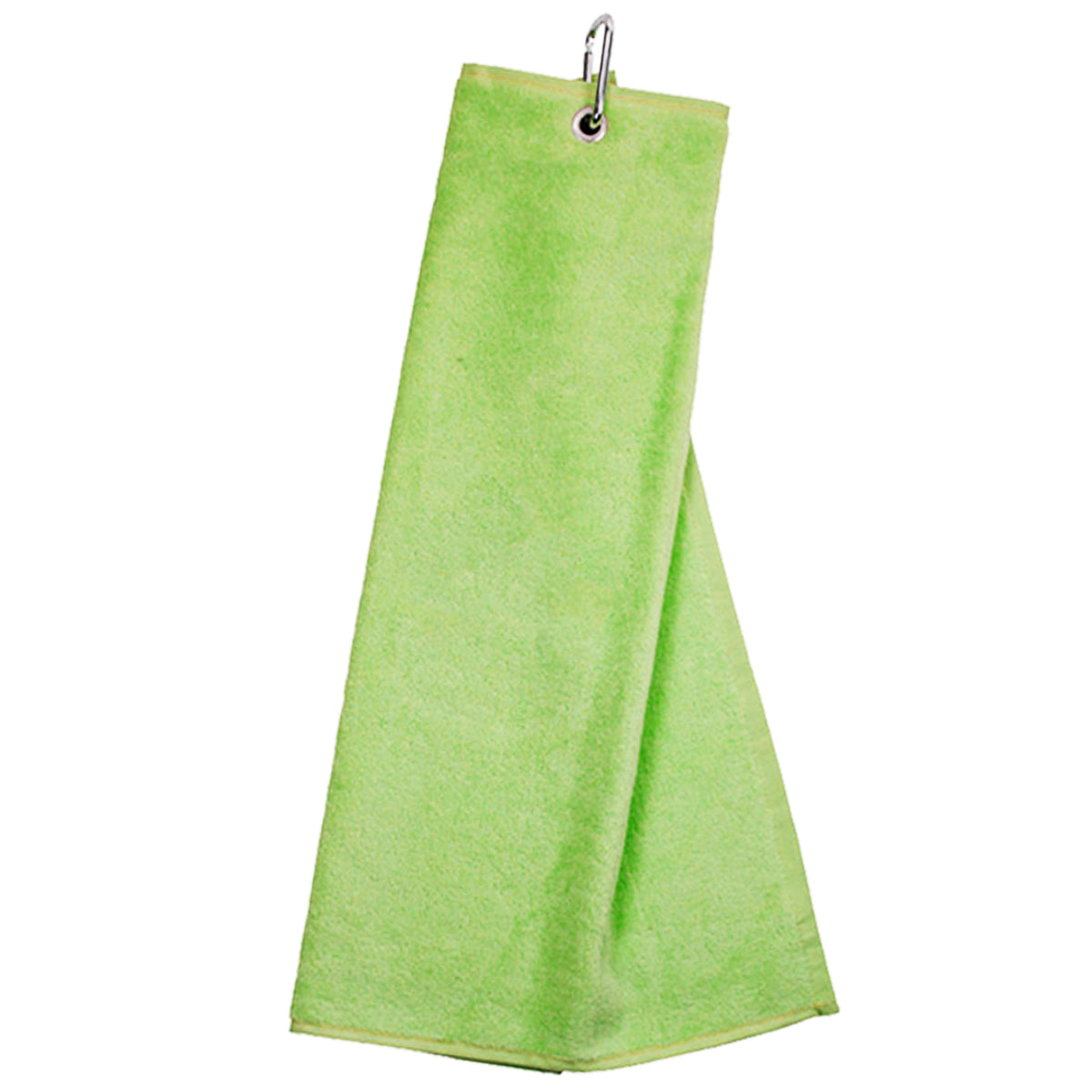 Personalised Lawn Bowls Towel – Tri-Fold with Name & Carabiner Clip