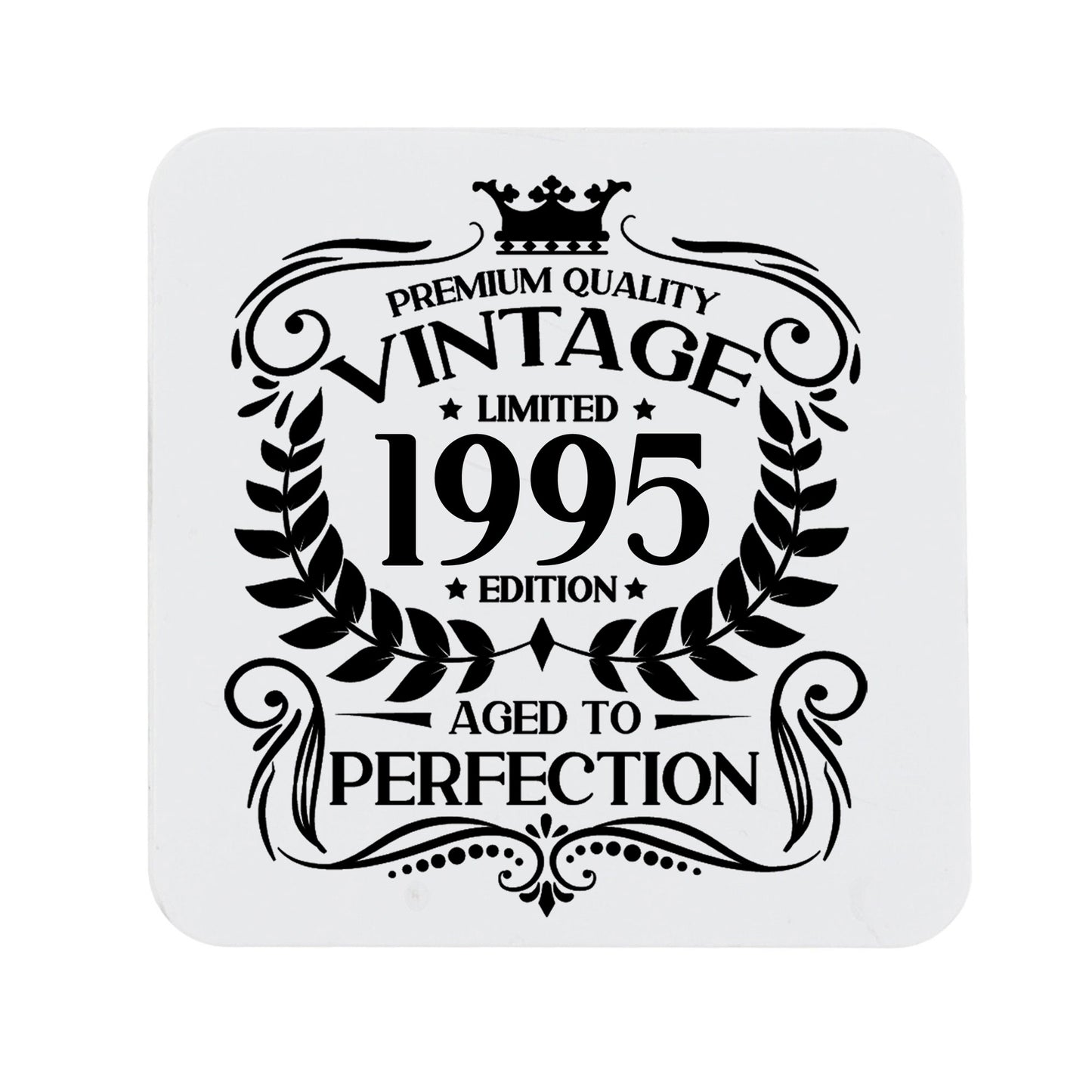 Personalised Vintage Milestone Birthday Mug and/or Coaster (All Ages)