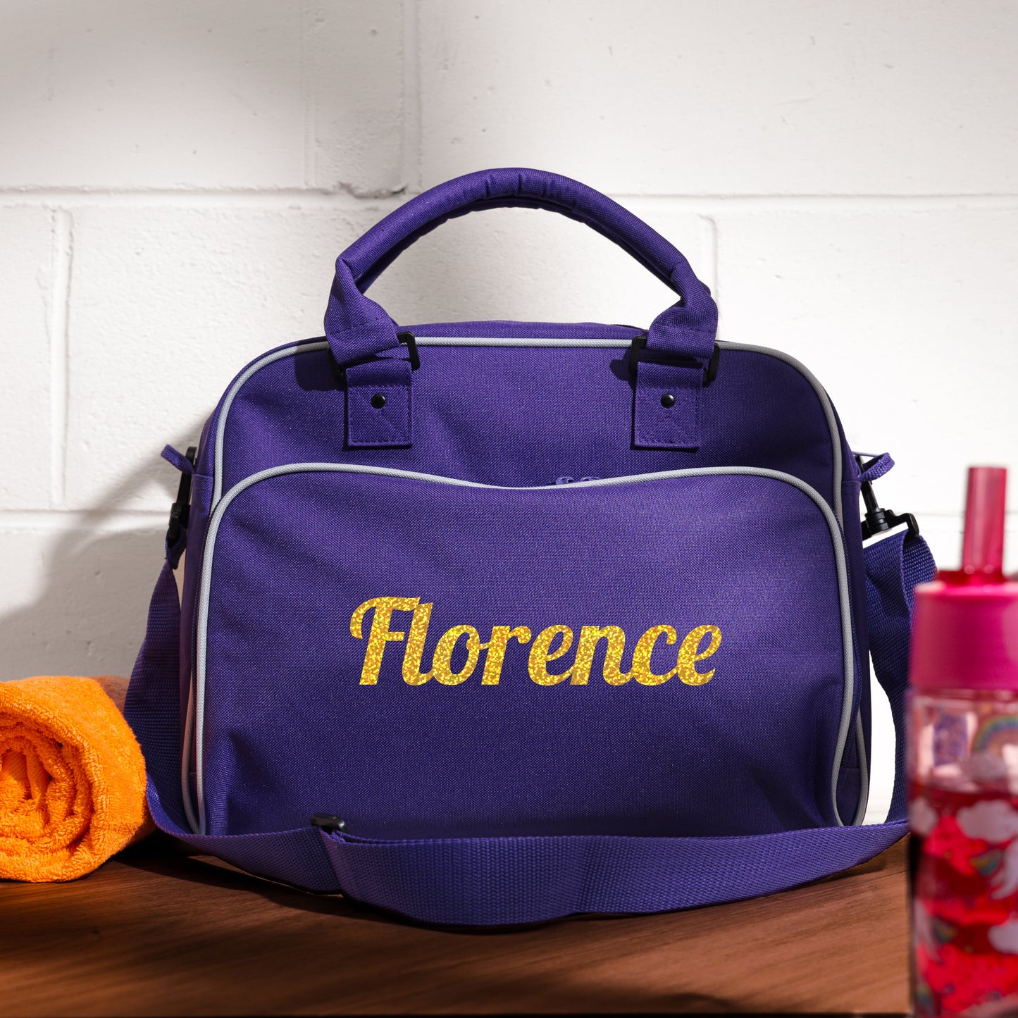 Personalised Girls Sports Bag with Name Dancing Swimming Gymnastic School Gym Bag - Always Looking Good -