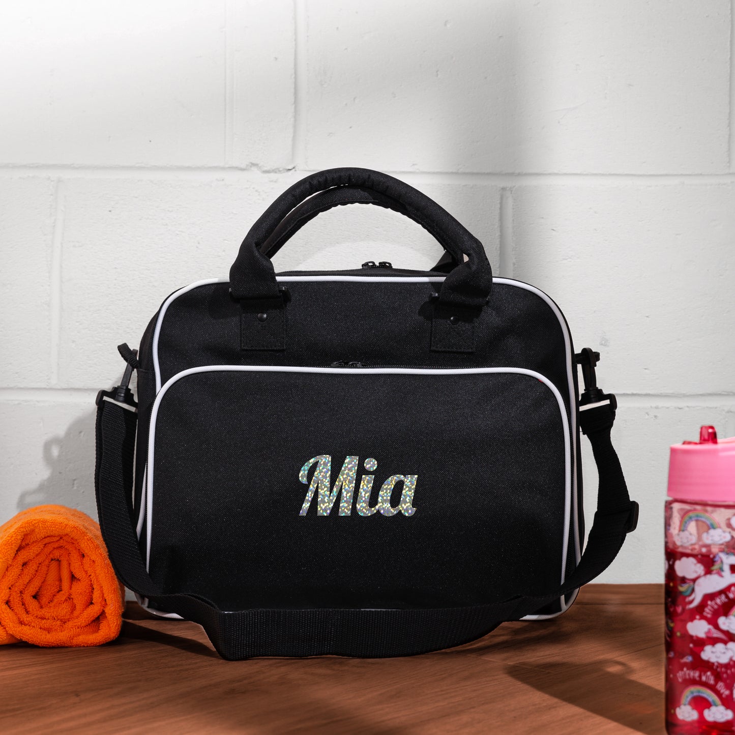 Personalised Girls Sports Bag with Name Dancing Swimming Gymnastic School Gym Bag - Always Looking Good -