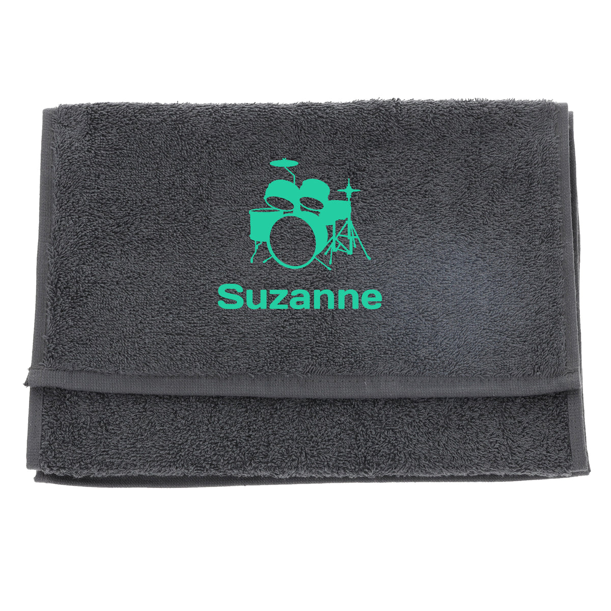 Personalised Embroidered Drummer Towel - Always Looking Good -