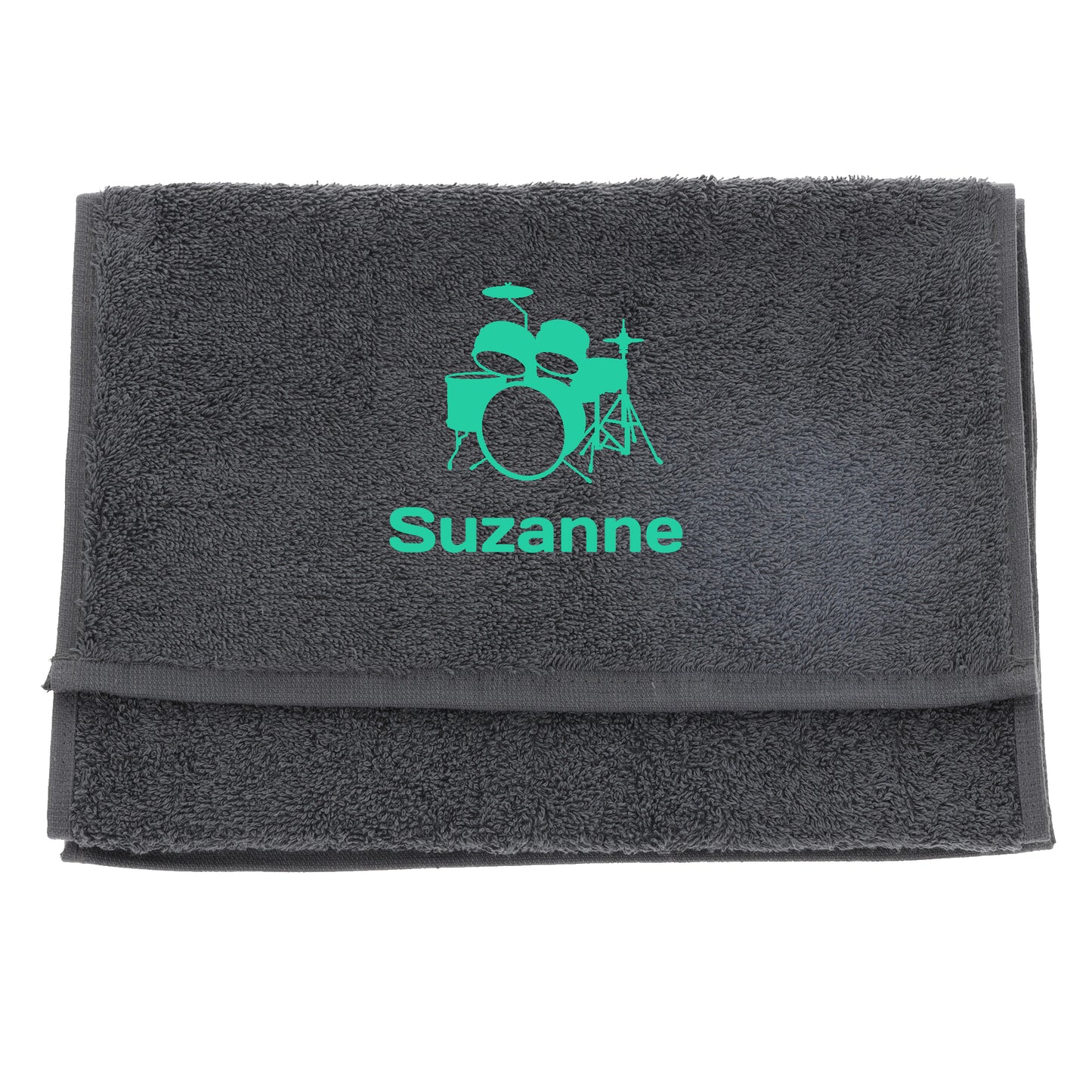 Personalised Embroidered Drummer Towel - Always Looking Good -