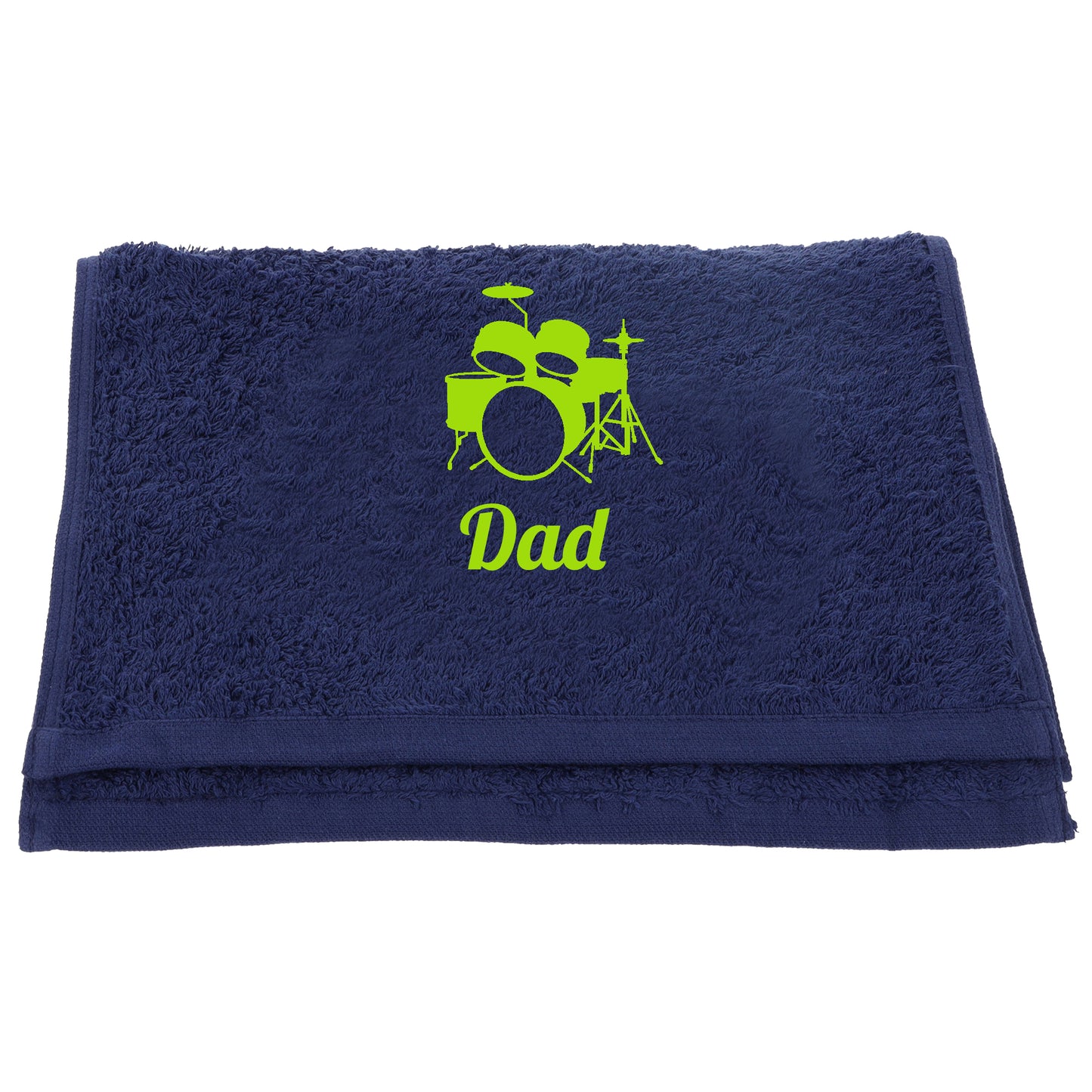 Personalised Embroidered Drummer Towel - Always Looking Good -