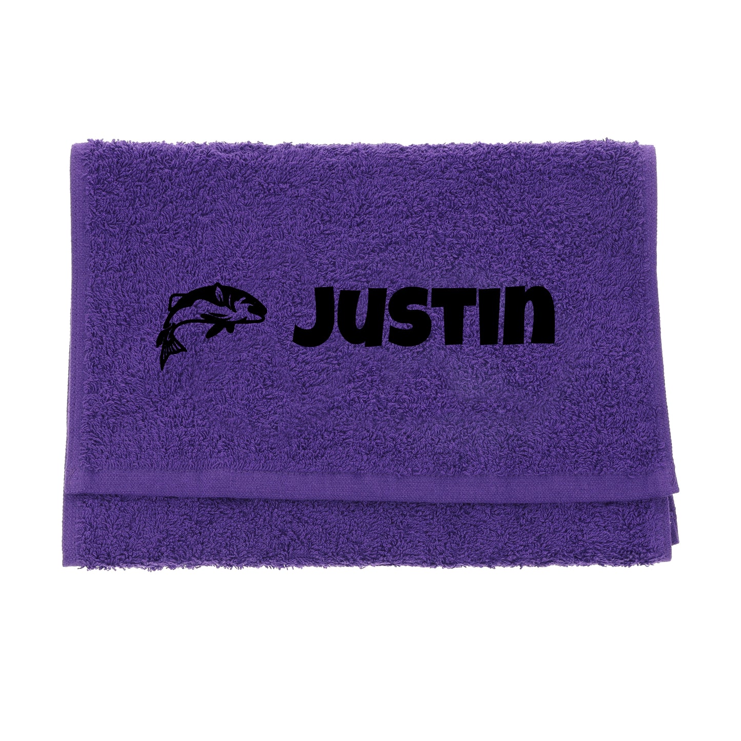 Personalised Embroidered Fishing Towel - Always Looking Good -