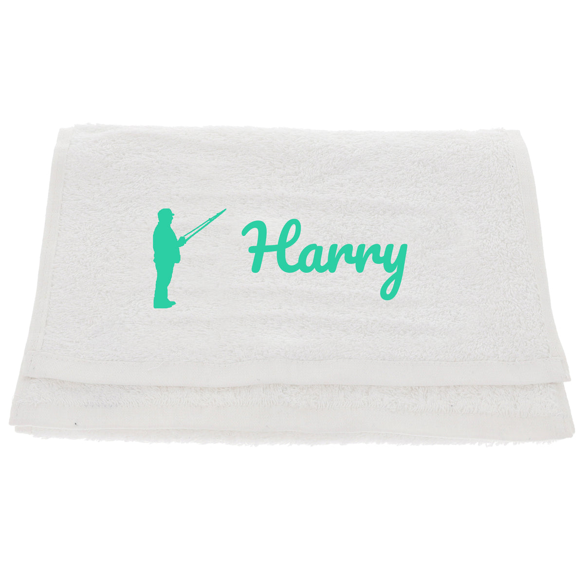 Personalised Embroidered Fishing Towel - Always Looking Good -