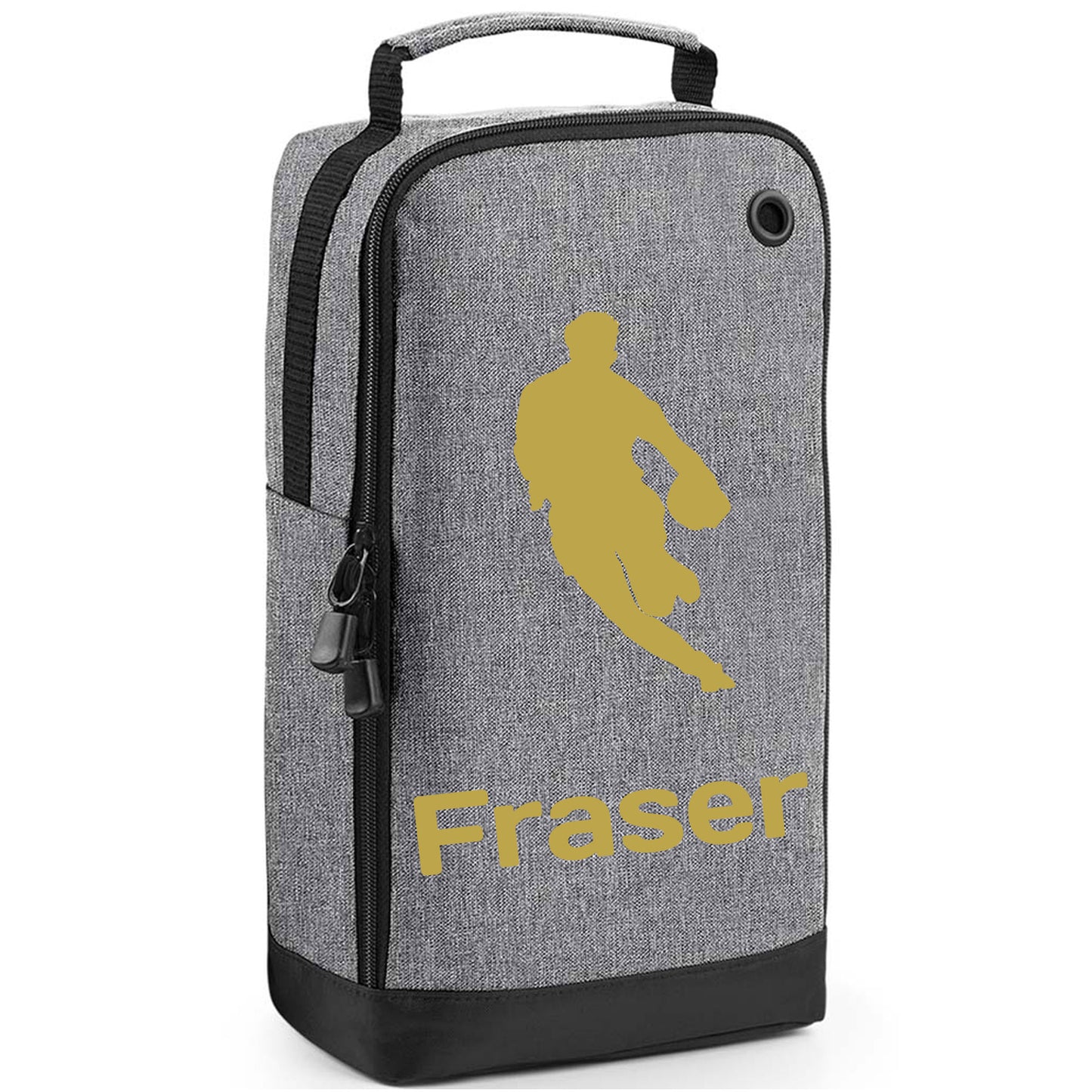 Personalised Rugby Boot Bag with Design & Name - Always Looking Good - Black - Always Looking Good -