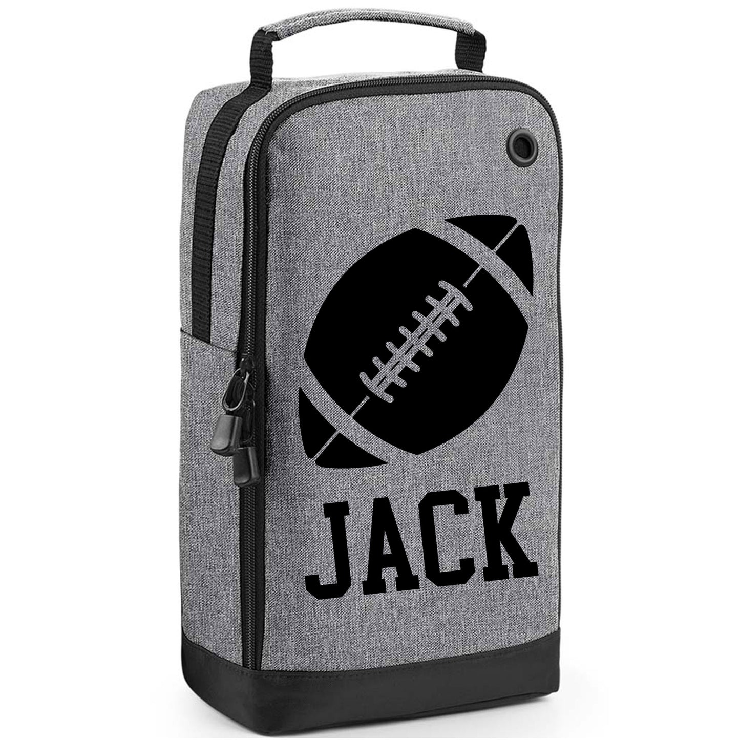 Personalised Rugby Boot Bag with Design & Name - Always Looking Good - Black - Always Looking Good -