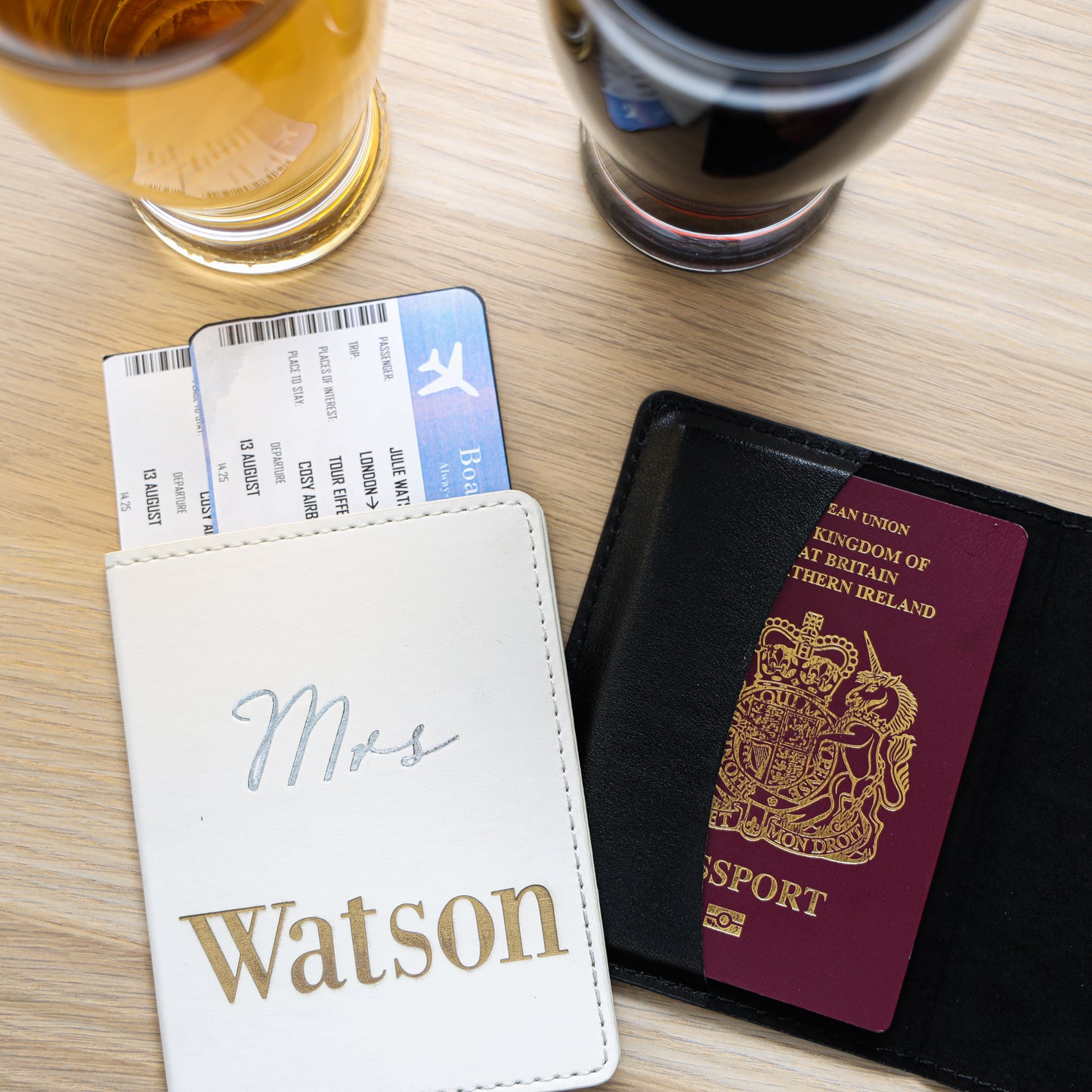 Personalised Mr and Mrs Passport Covers - Always Looking Good -