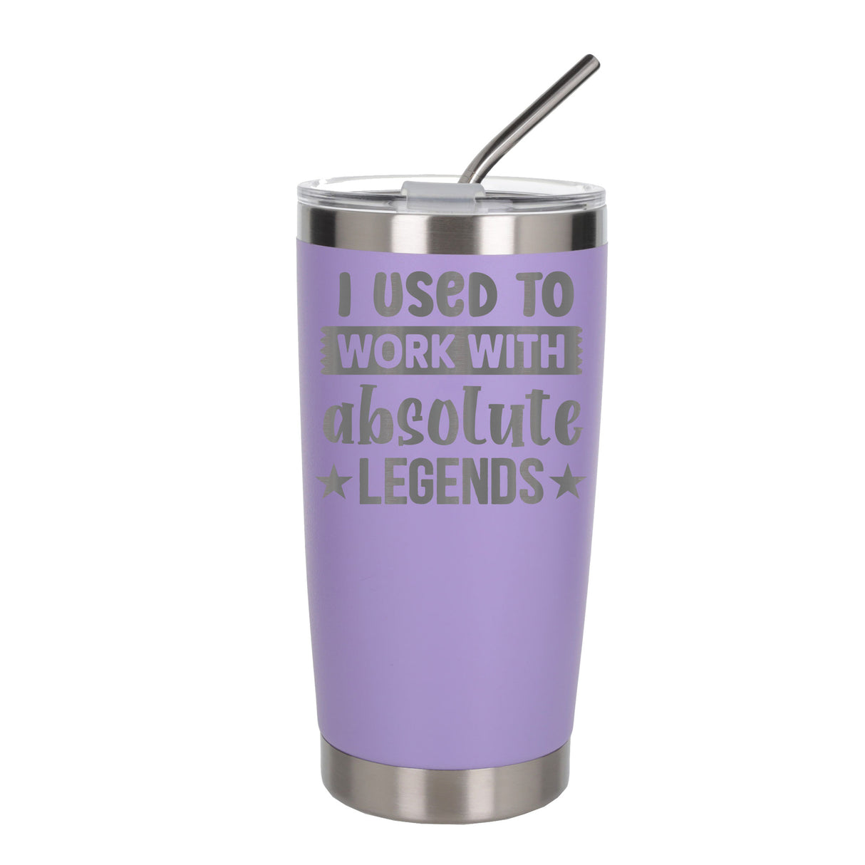 I Used to Work with Absolute Legends Engraved Stainless Steel Thermal Cup 500ml
