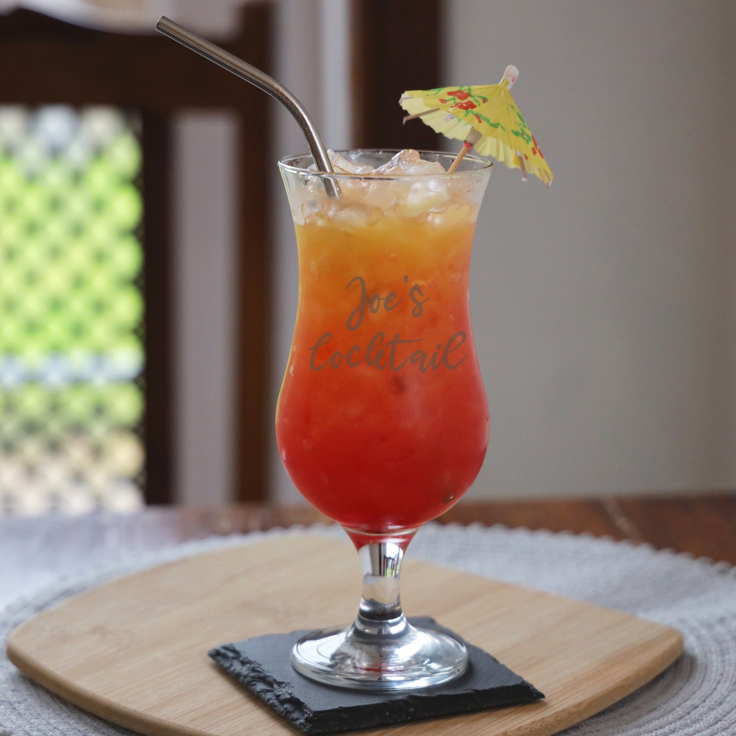 Engraved Personalised Cocktail Filled Occasion Pina Colada Glass - Always Looking Good -