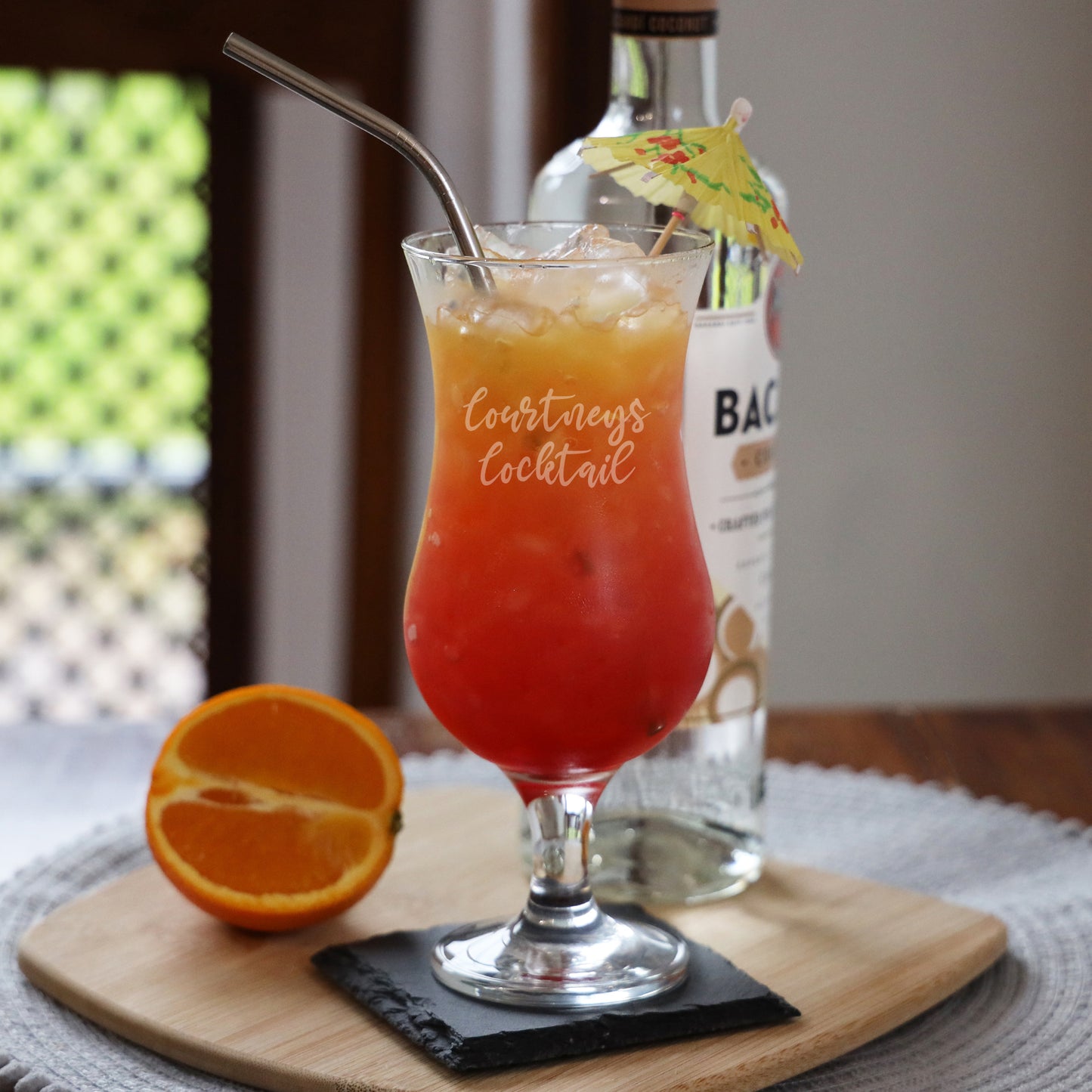 Engraved Personalised Cocktail Filled Occasion Pina Colada Glass - Always Looking Good -