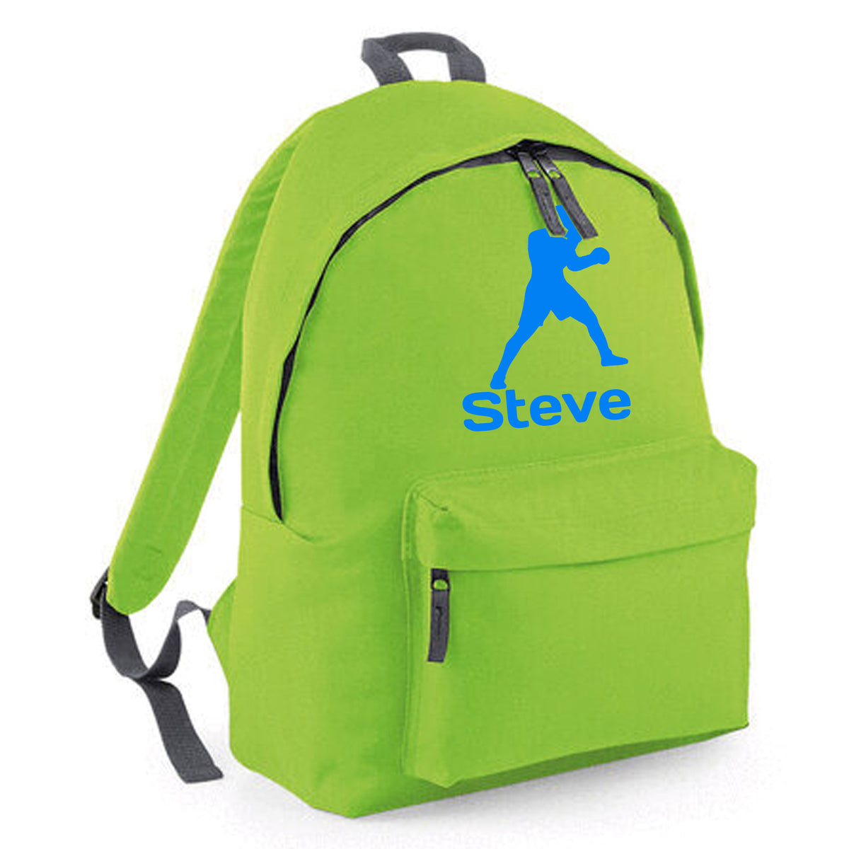 Personalised Boxer Design Backpack | Kids School Bag with Name