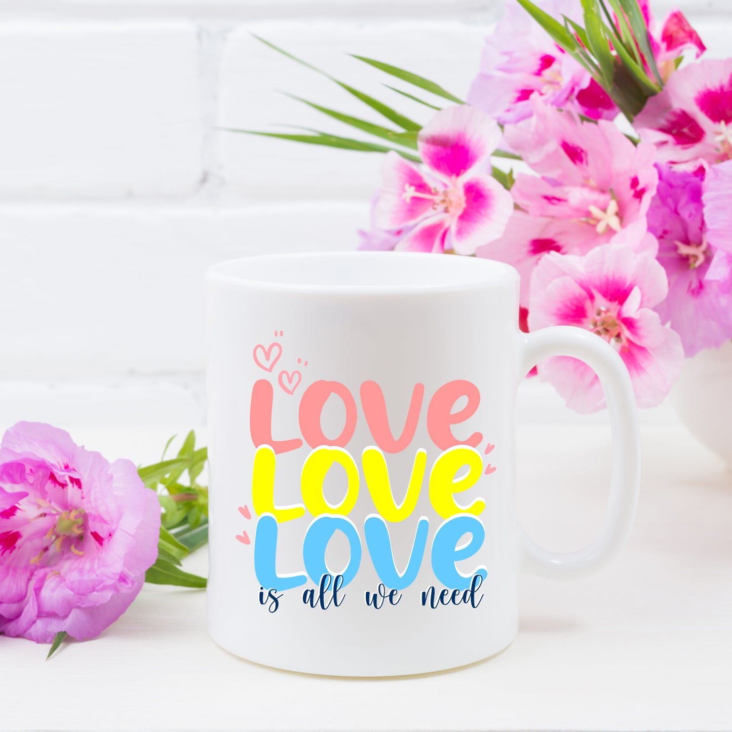 Love Is All We Need Mug and/or Coaster Gift - Always Looking Good -