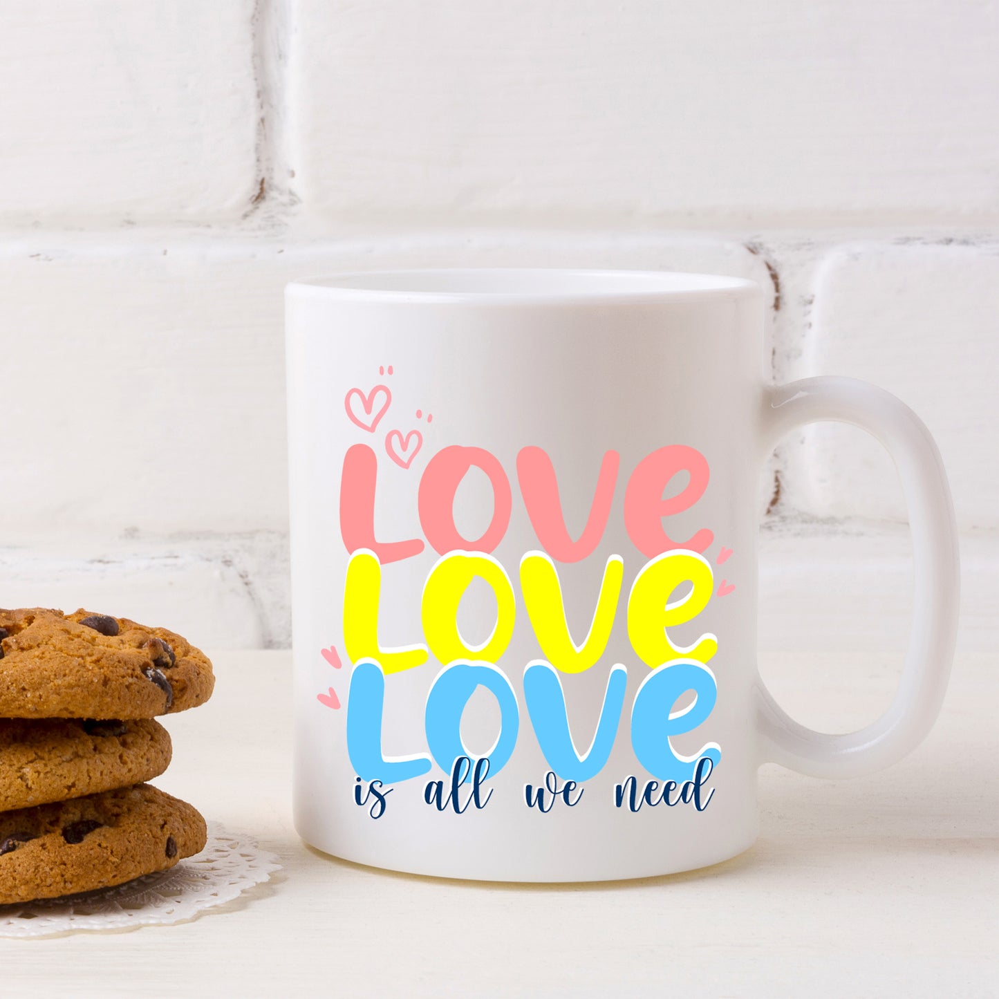 Love Is All We Need Mug and/or Coaster Gift - Always Looking Good -