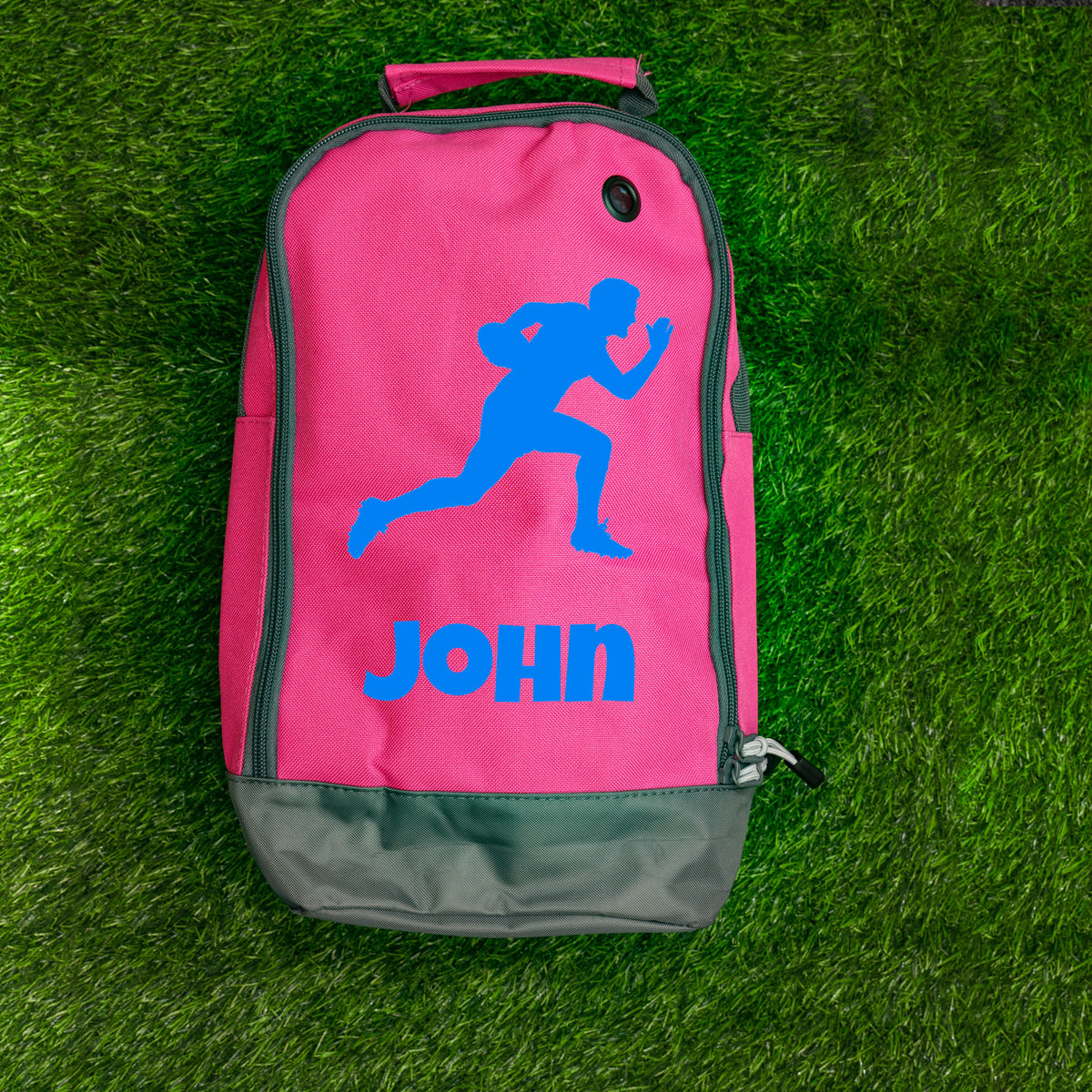 Rugby Boot Bag or Shoe Bag – Personalised with Name | Rugby Player Design