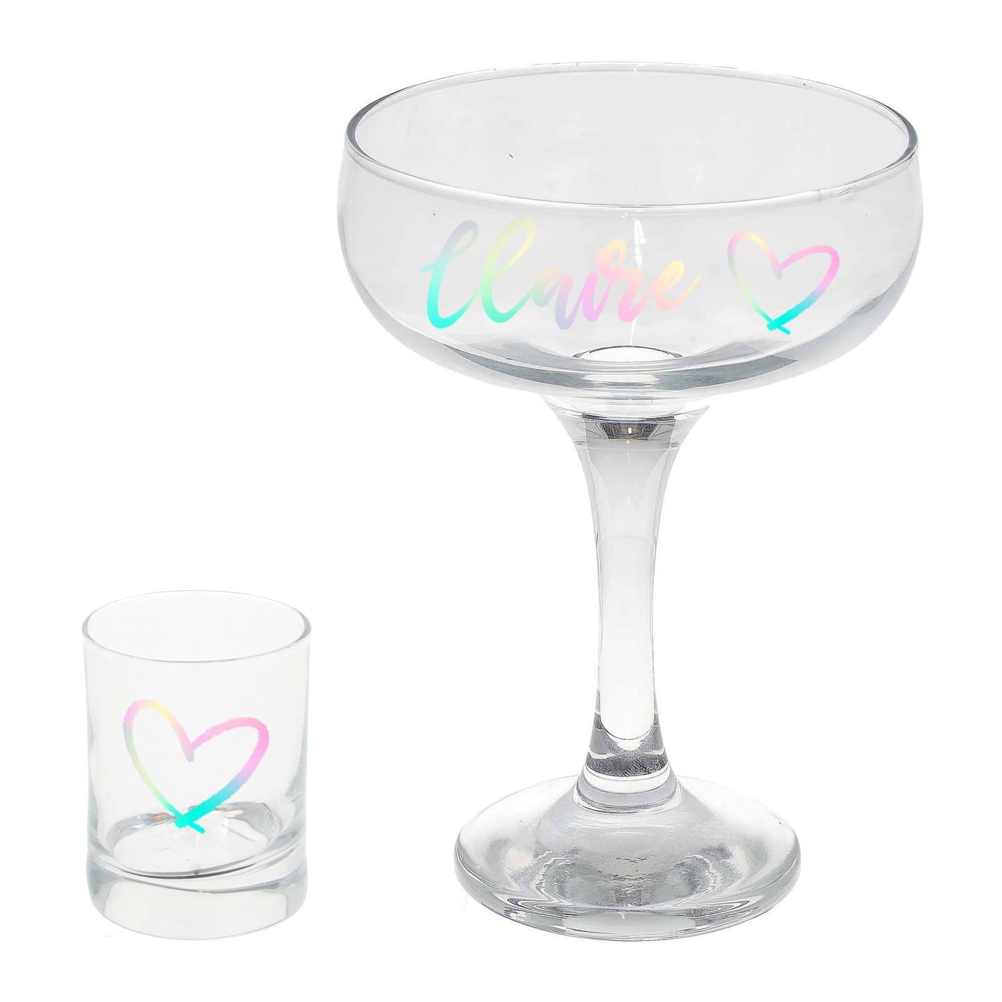Personalised Gold Cocktail Shaker Set With Martini Glass & Shot Glass Gift Set - Always Looking Good -