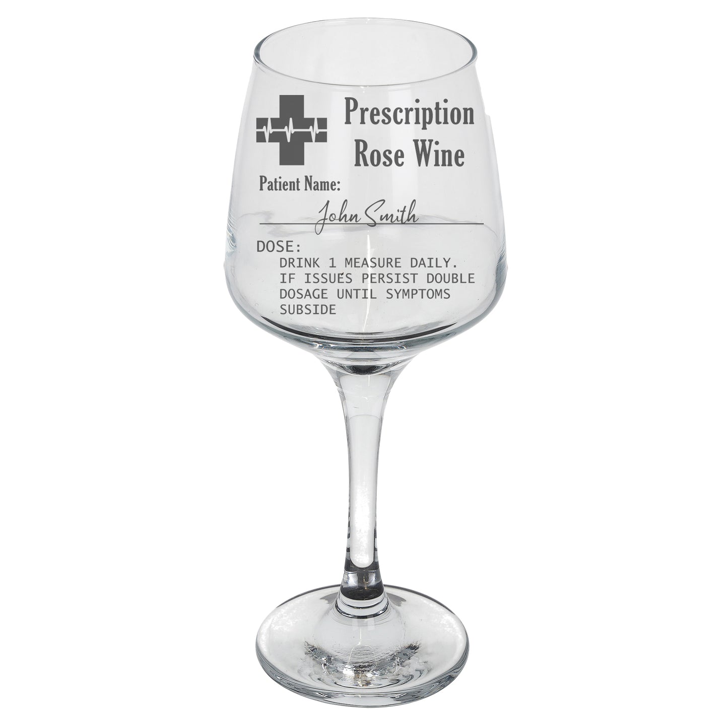 Funny Personalised Engraved Prescription Wine Glass For Wine Lovers - Always Looking Good -