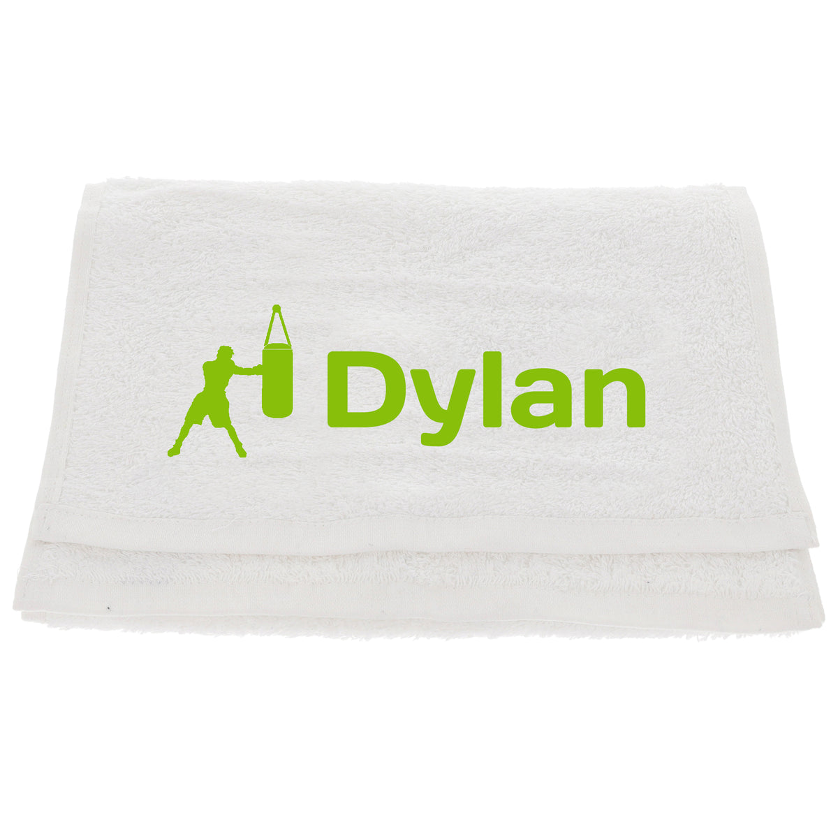 Personalised Boxing Gym Towel – Embroidered with Name | Choice of Design