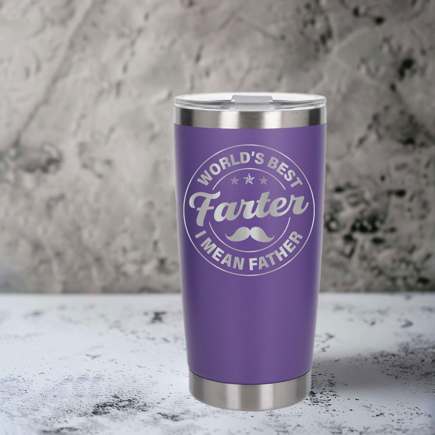 Personalised Best Farter I Mean Father Thermal Cup for Birthday Present
