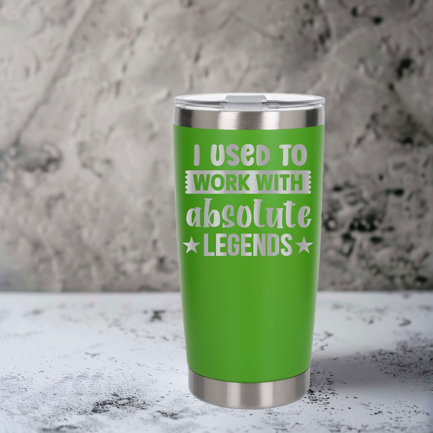 I Used to Work with Absolute Legends Engraved Stainless Steel Thermal Cup 500ml