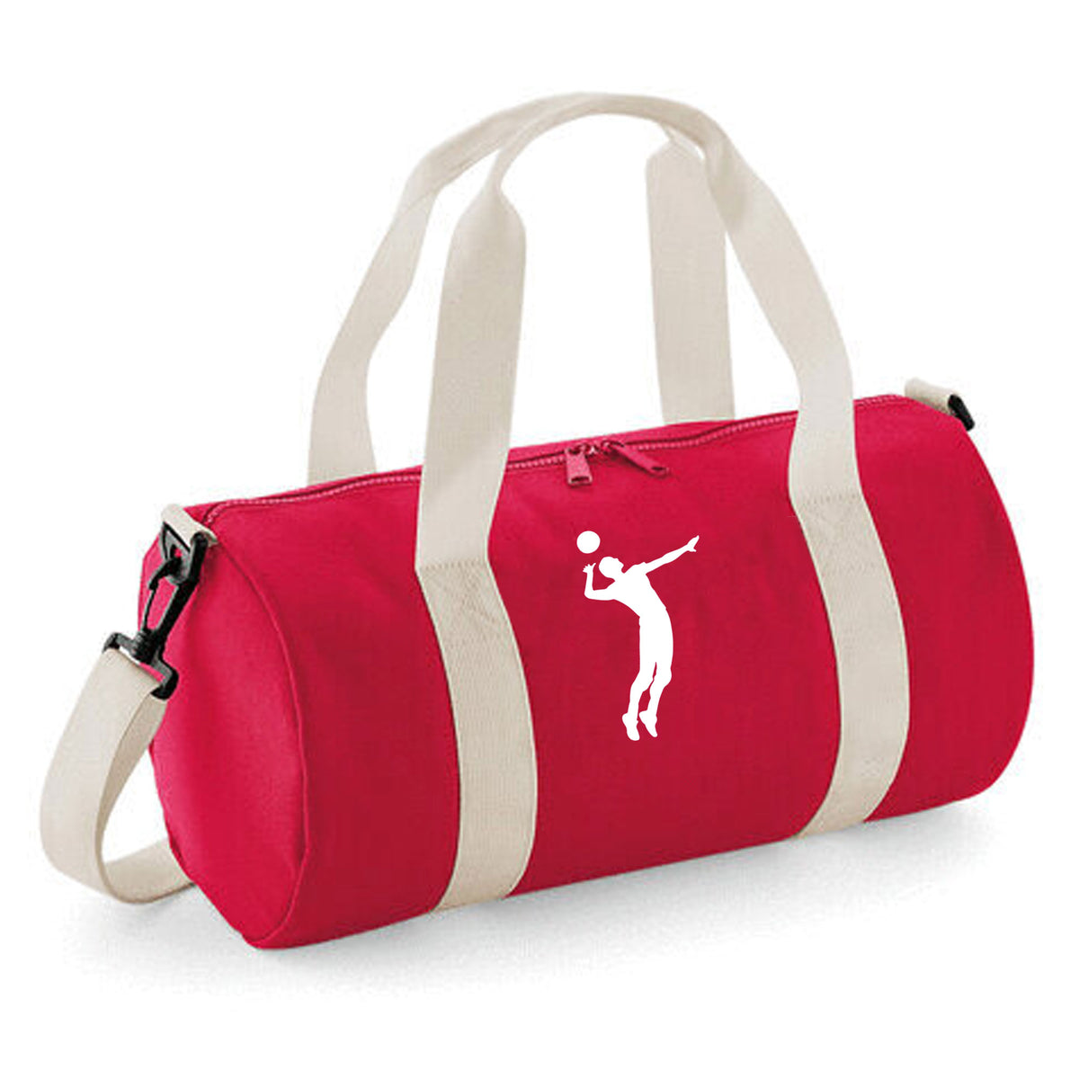 Personalised Volleyball Barrel Bag | Kids Sports Holdall with Name