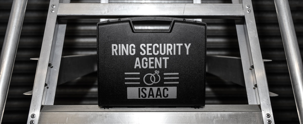 Personalised Pageboy Ring Security Box Briefcase - Always Looking Good - Briefcase on its own