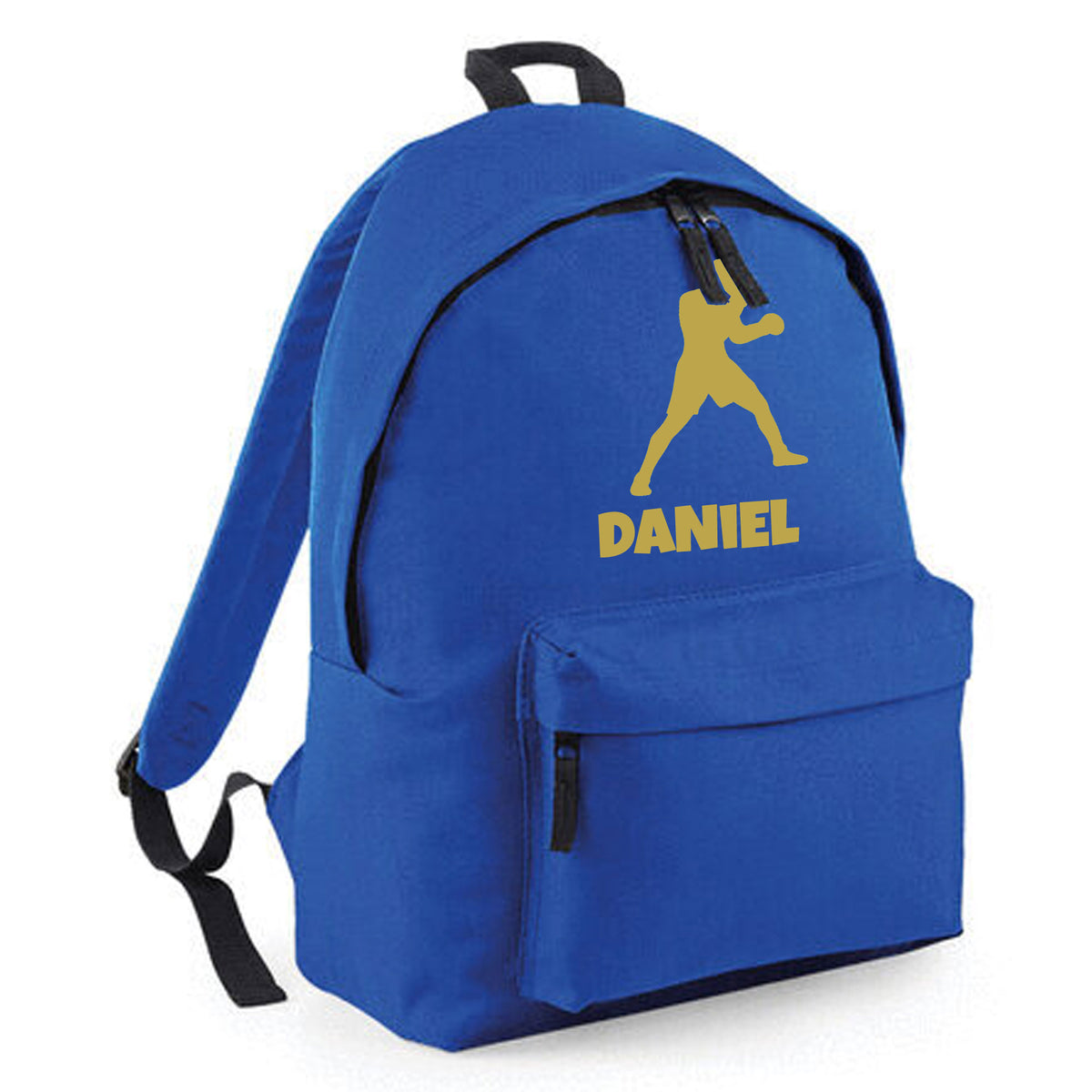 Personalised Boxer Design Backpack | Kids School Bag with Name