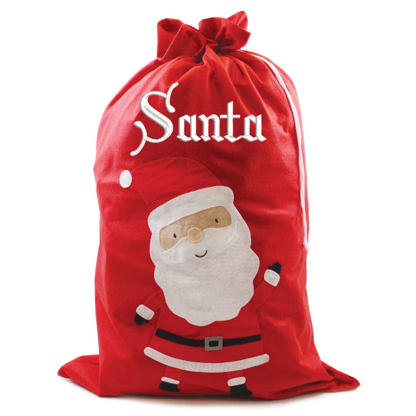 Personalised Embroidered Large or Small Santa Sack - Always Looking Good -