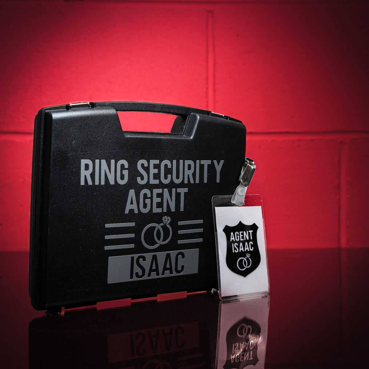 Personalised Pageboy Ring Security Box Briefcase - Always Looking Good -