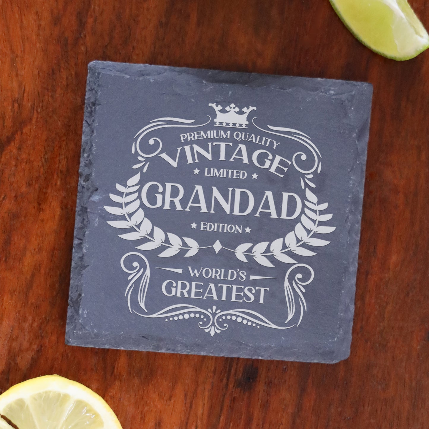Vintage World's Greatest 'ANY RELATIVE' Engraved Stemless Gin Glass Gift
