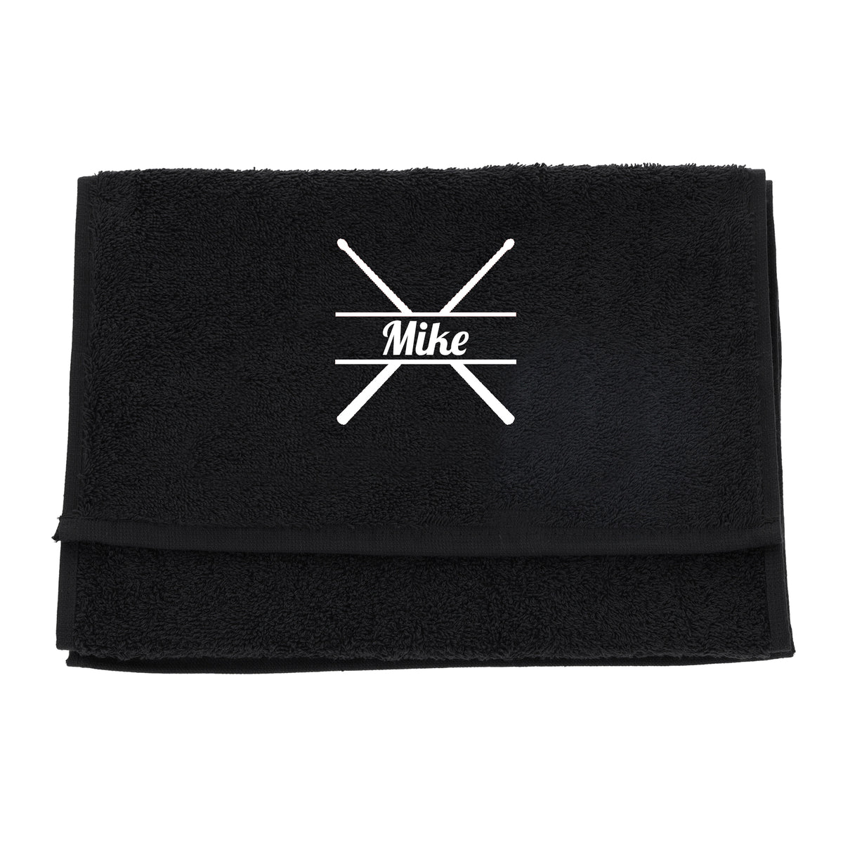 Personalised Embroidered Drummer Towel - Always Looking Good -