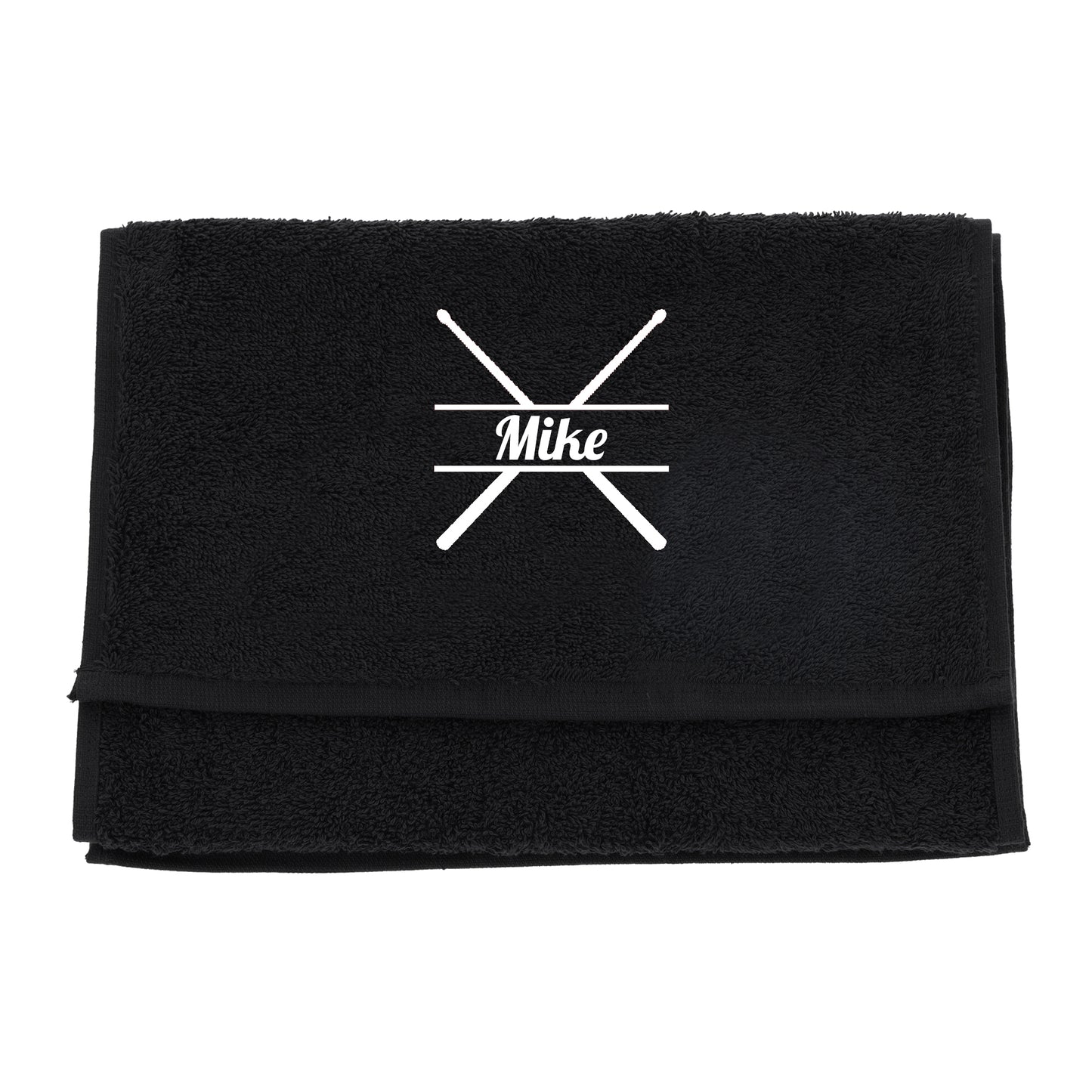 Personalised Embroidered Drummer Towel - Always Looking Good -