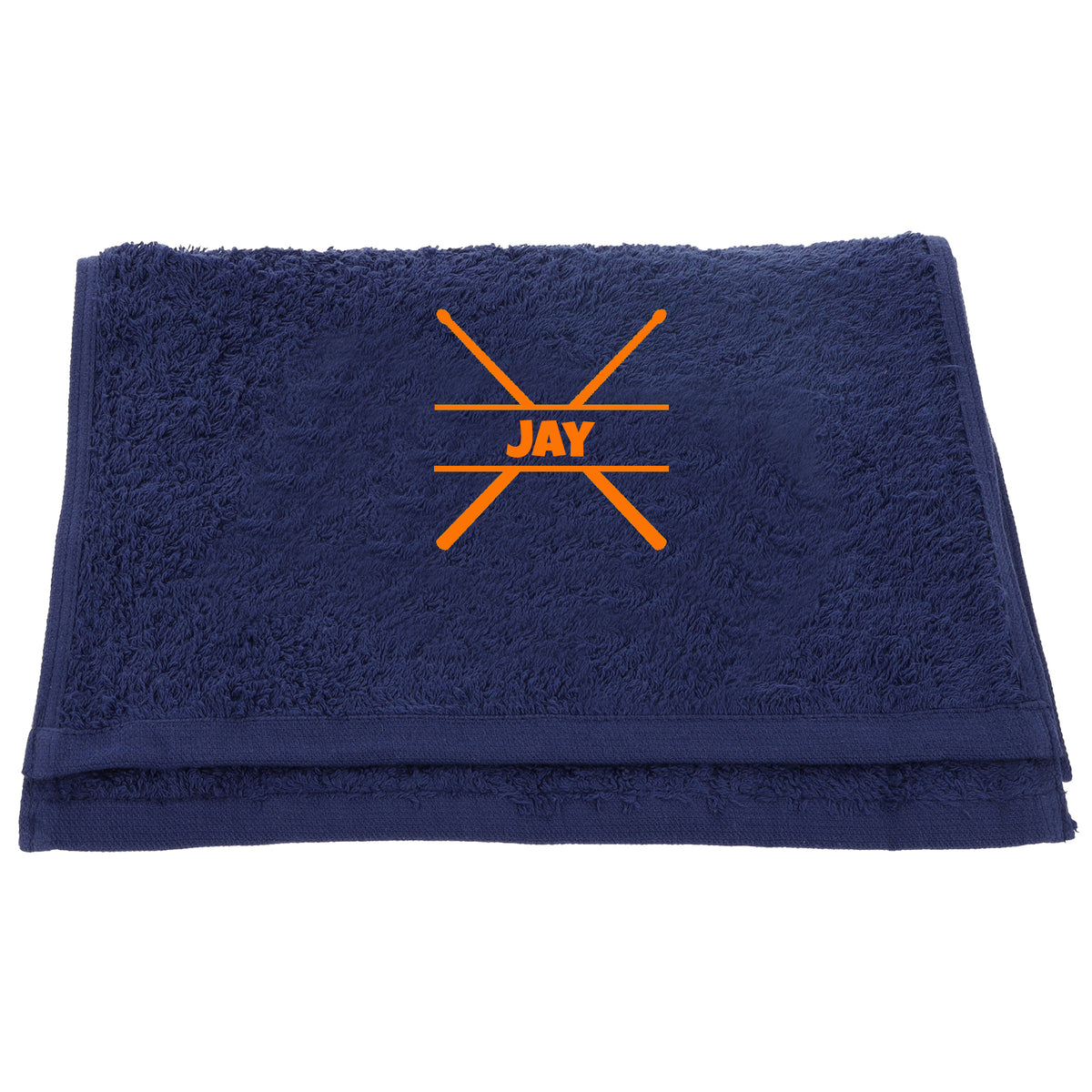 Personalised Embroidered Drummer Towel - Always Looking Good -