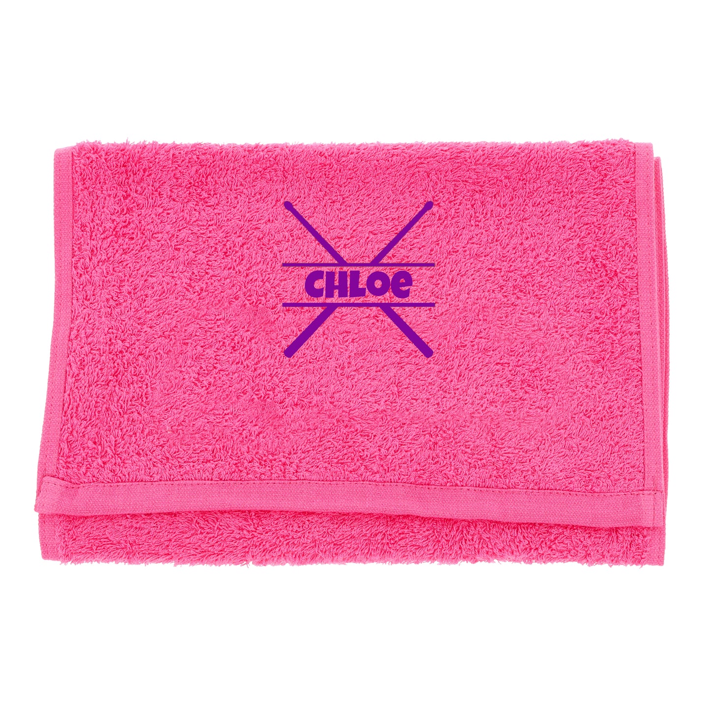 Personalised Embroidered Drummer Towel - Always Looking Good -