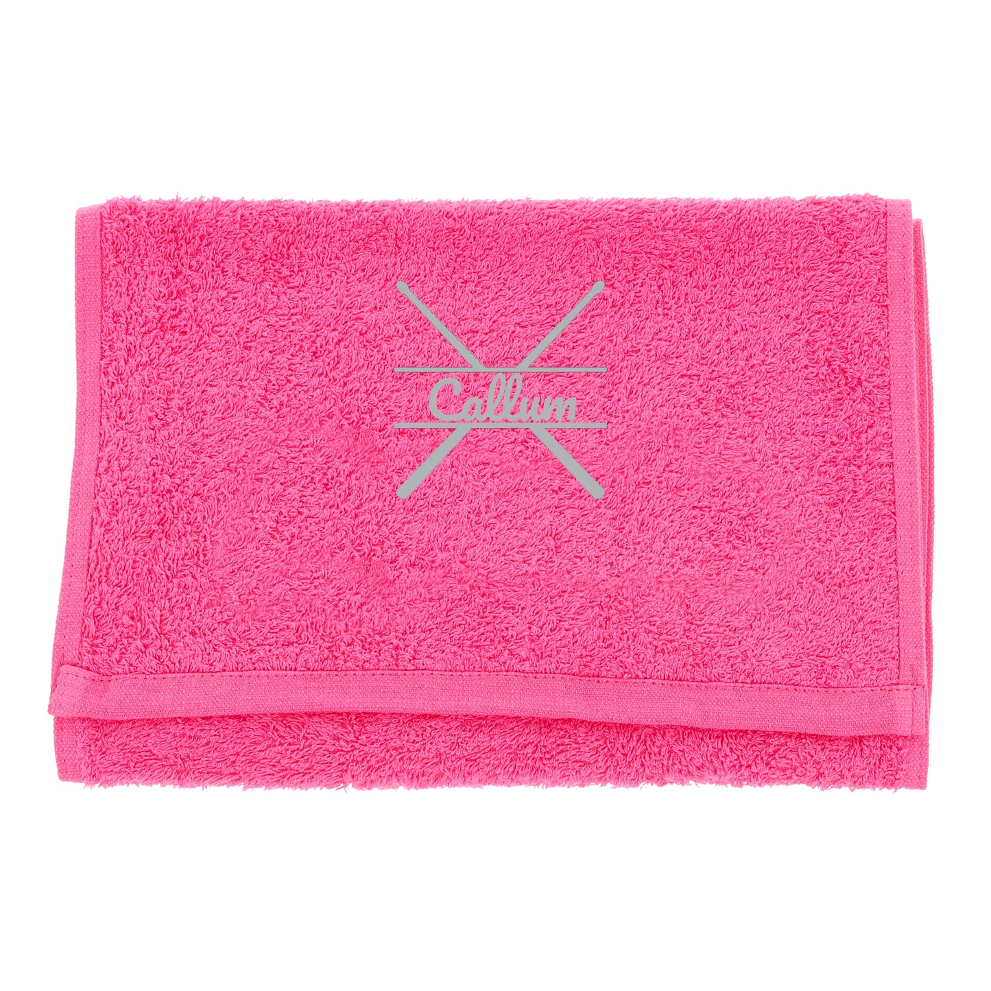 Personalised Embroidered Drummer Towel - Always Looking Good -