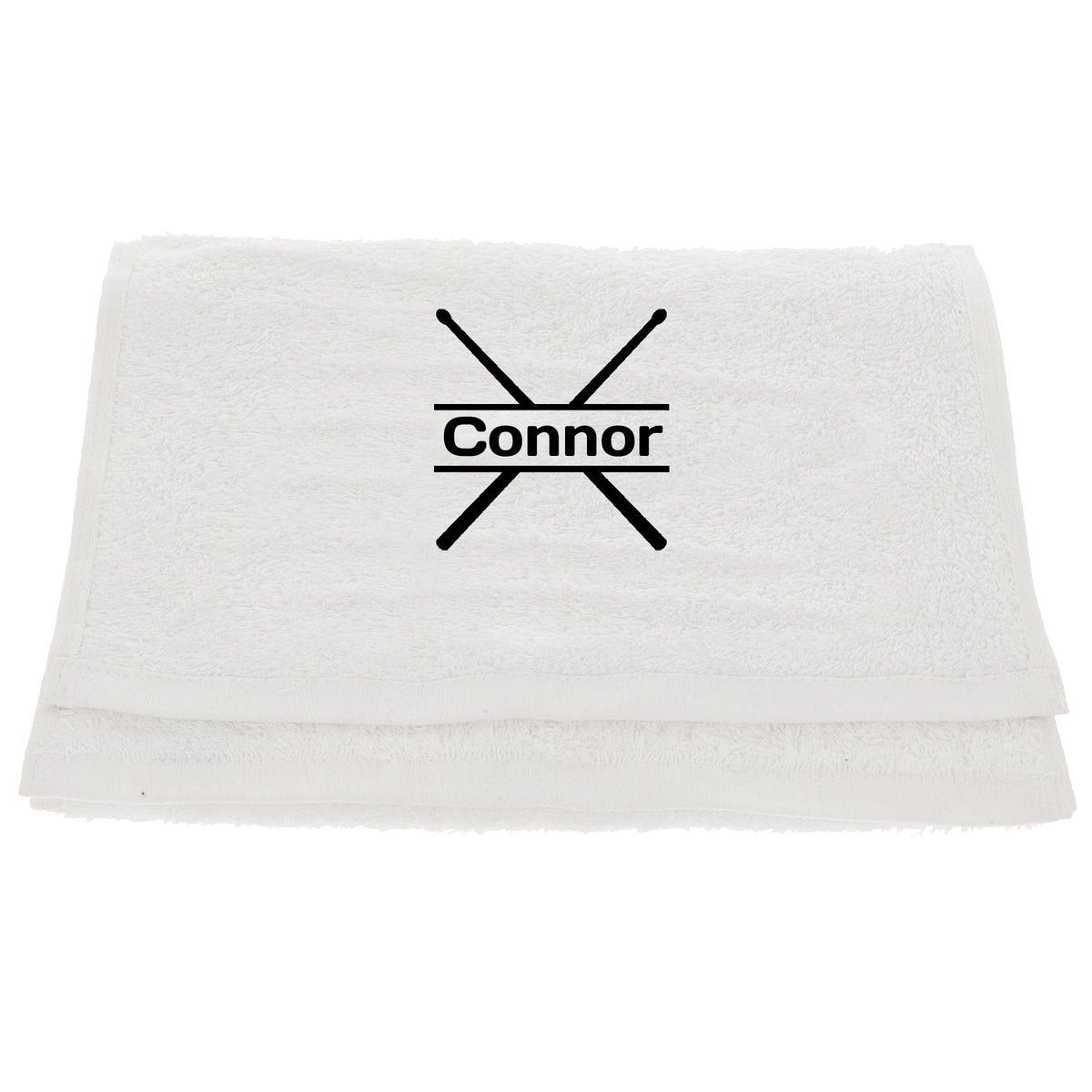 Personalised Embroidered Drummer Towel - Always Looking Good -