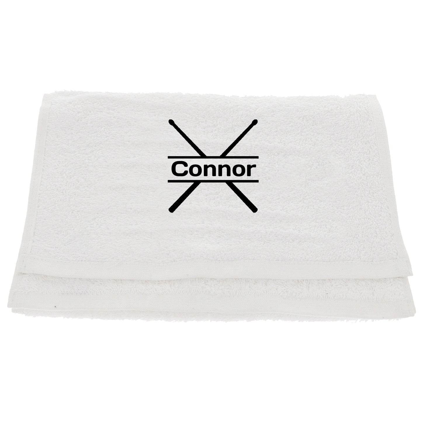 Personalised Embroidered Drummer Towel - Always Looking Good -