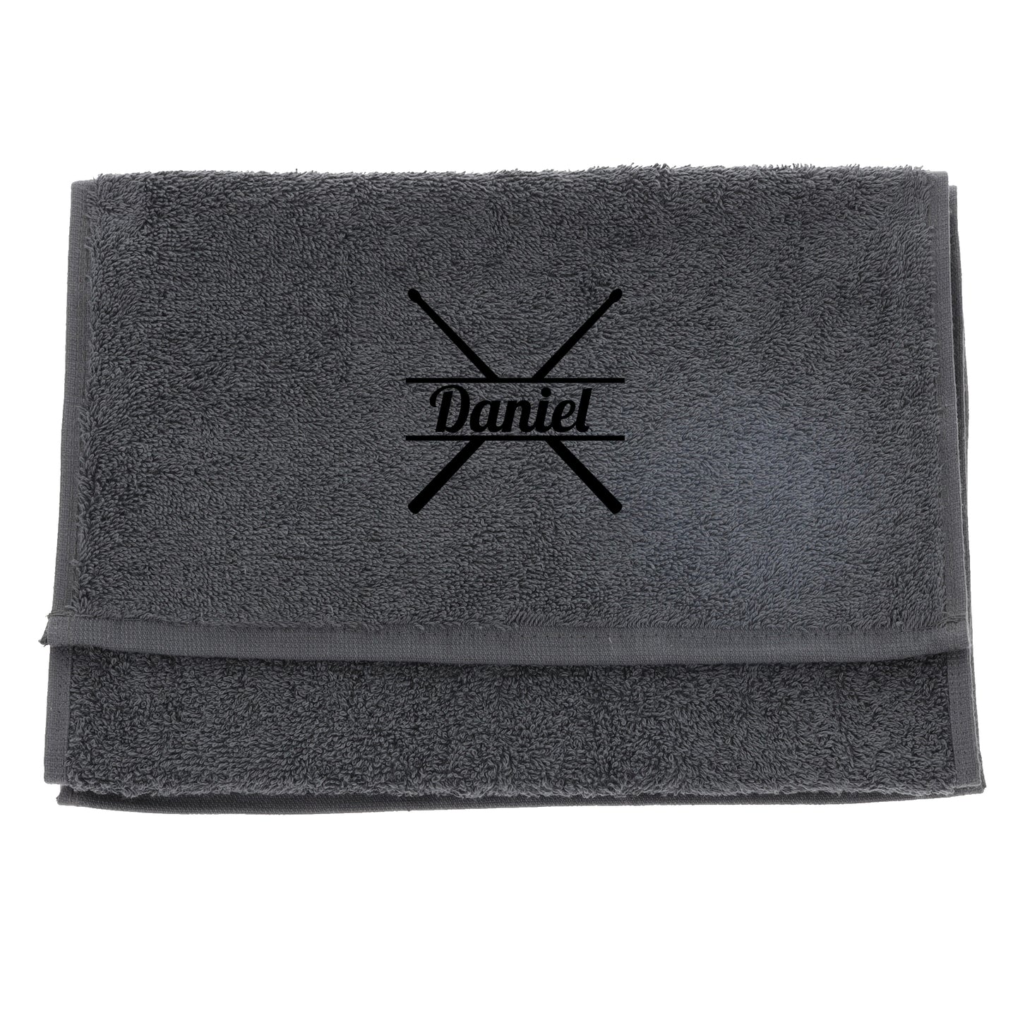 Personalised Embroidered Drummer Towel - Always Looking Good -