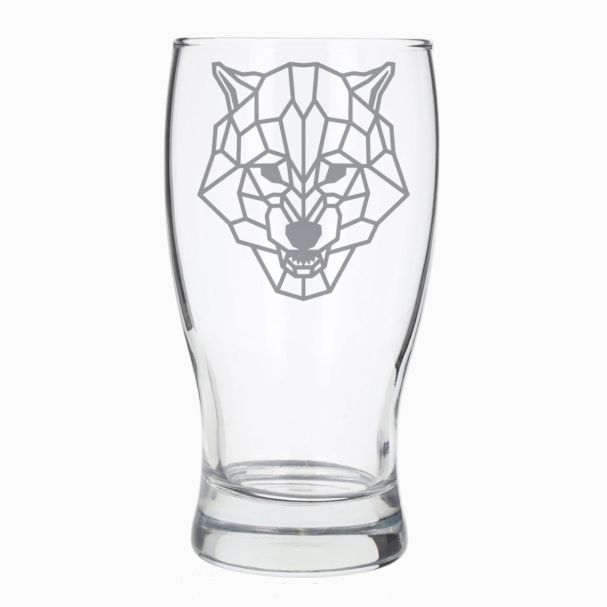Wolf Laser Engraved Beer Glass For Wolf Lovers - Always Looking Good -