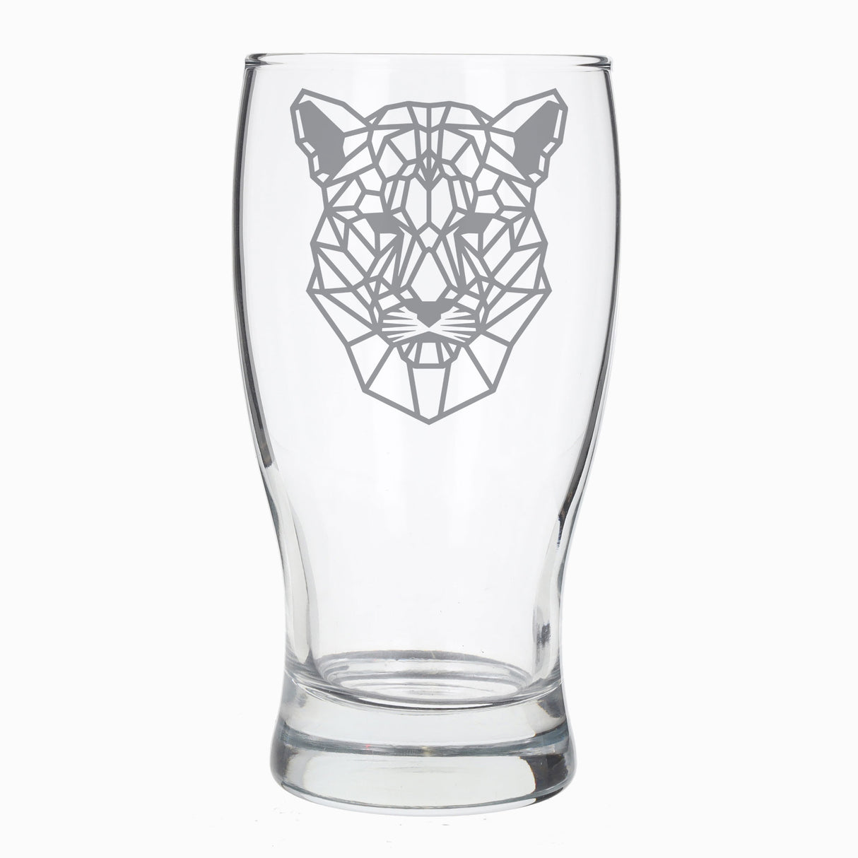 Jaguar Engraved Pint Beer Glasses For Animal Lovers - Always Looking Good -