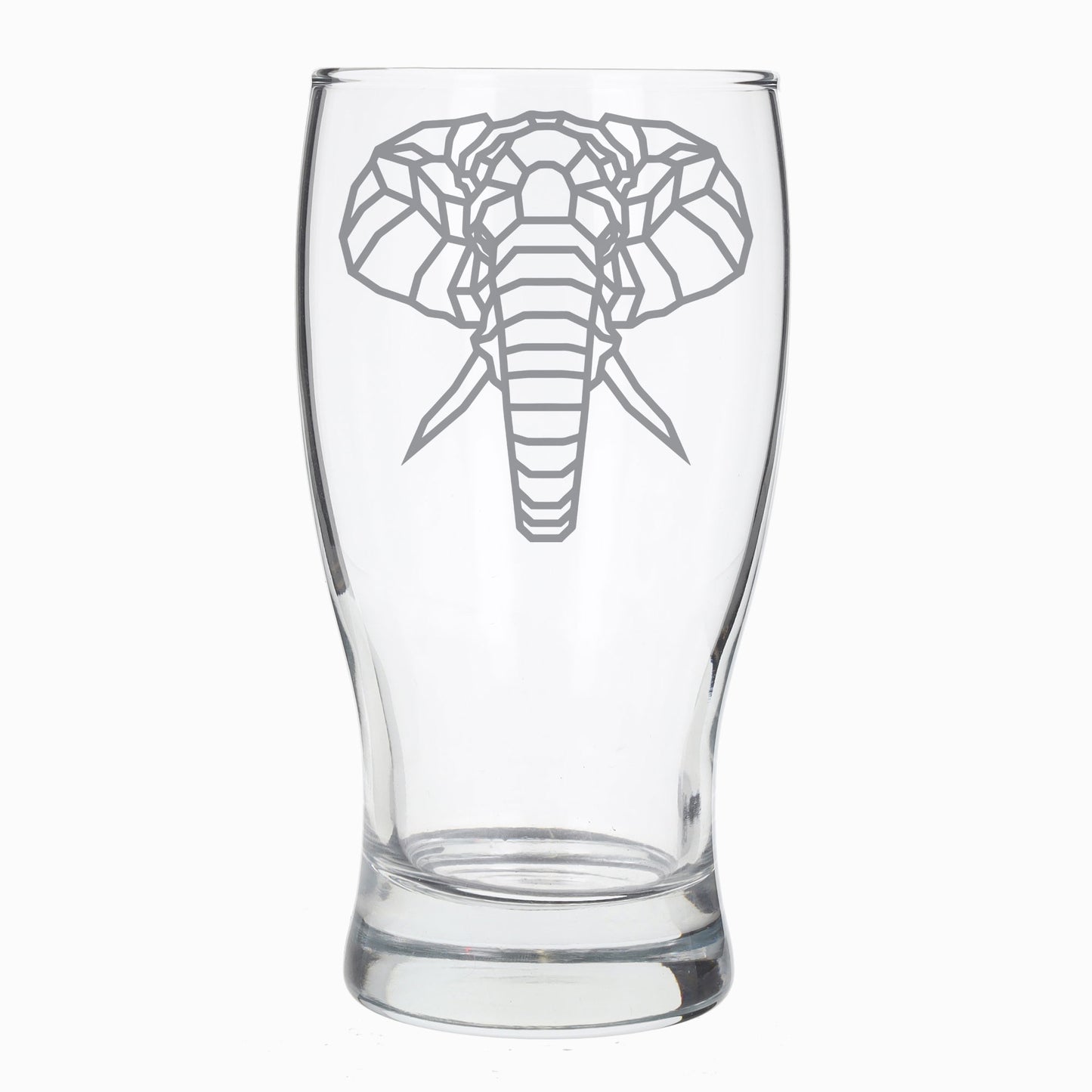 Elephant Engraved Beer Pint Glass - Always Looking Good -