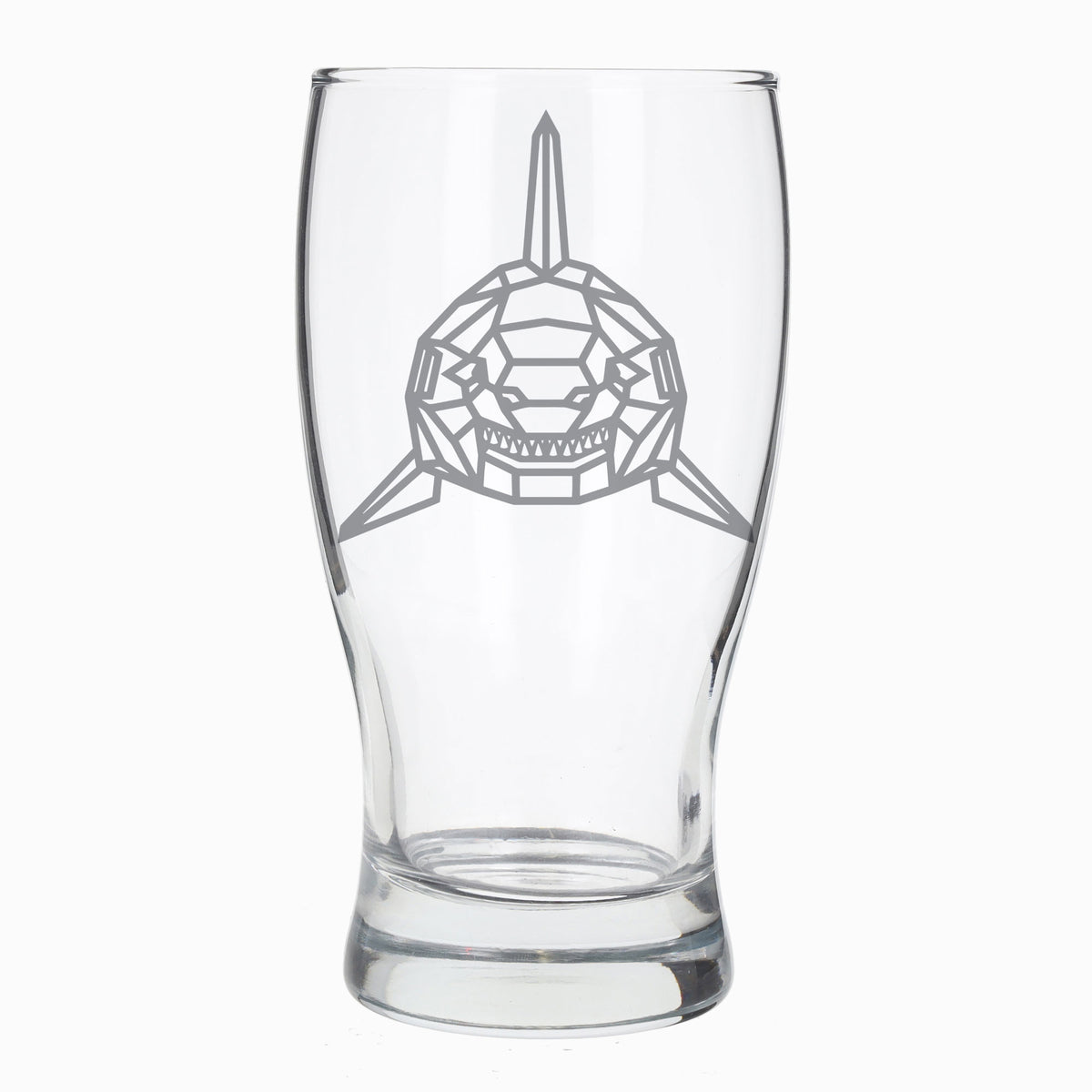 Shark Engraved Beer Pint Glass - Always Looking Good -