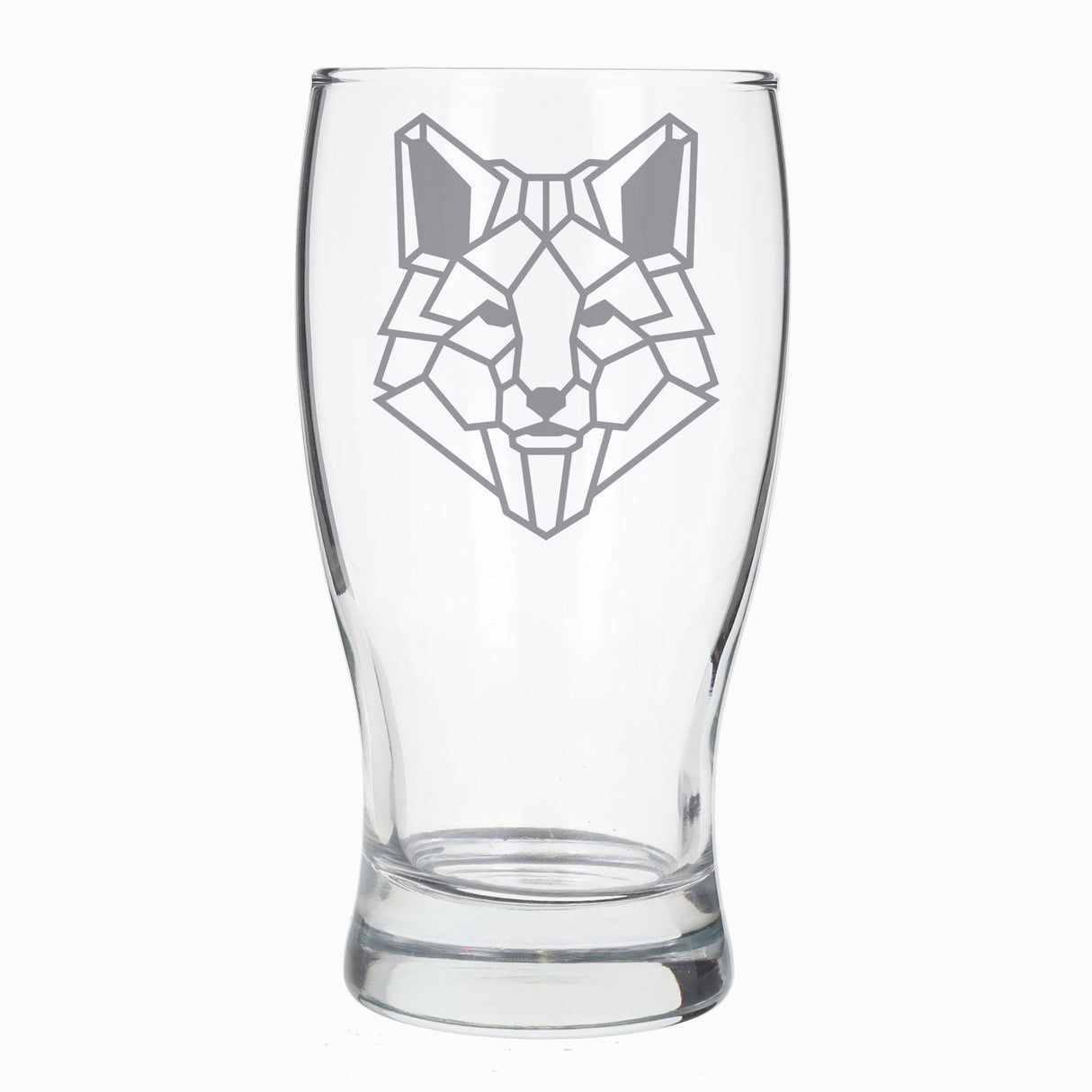 Fox Engraved Beer Glass - Always Looking Good -