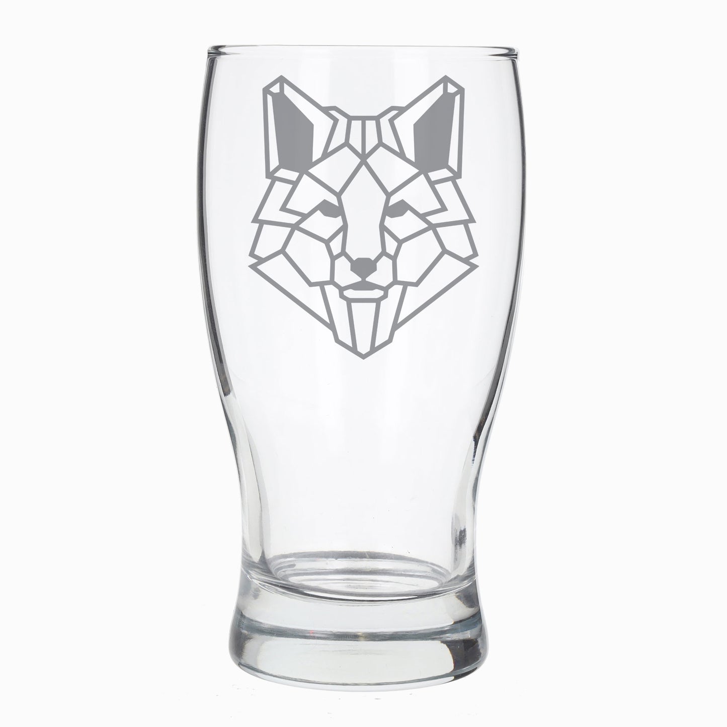 Fox Engraved Beer Glass - Always Looking Good -