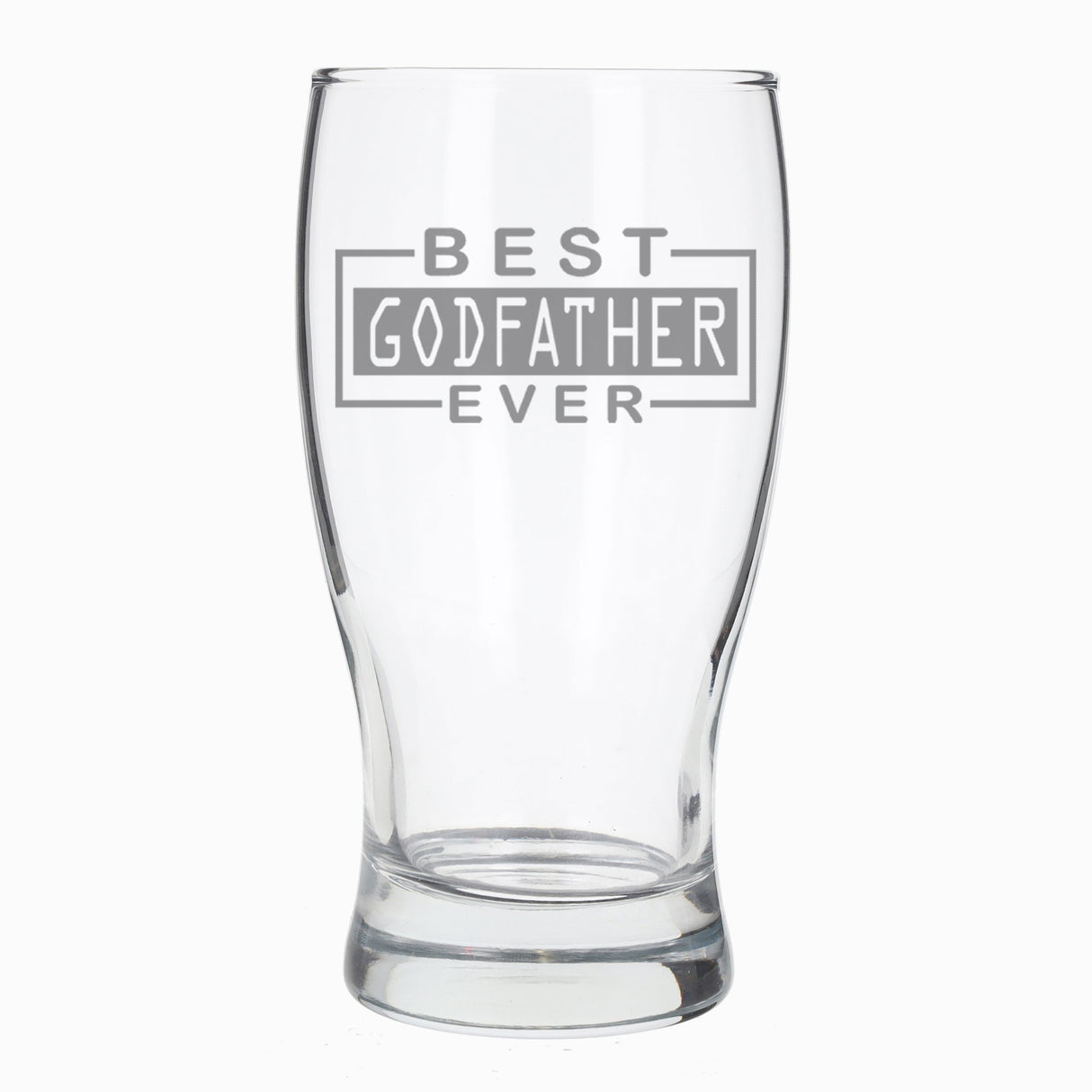 Best Godfather Ever Engraved Beer Pint Glass - Always Looking Good -