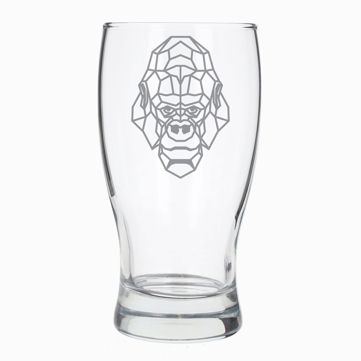 Gorilla Engraved Beer Pint Glass - Always Looking Good -
