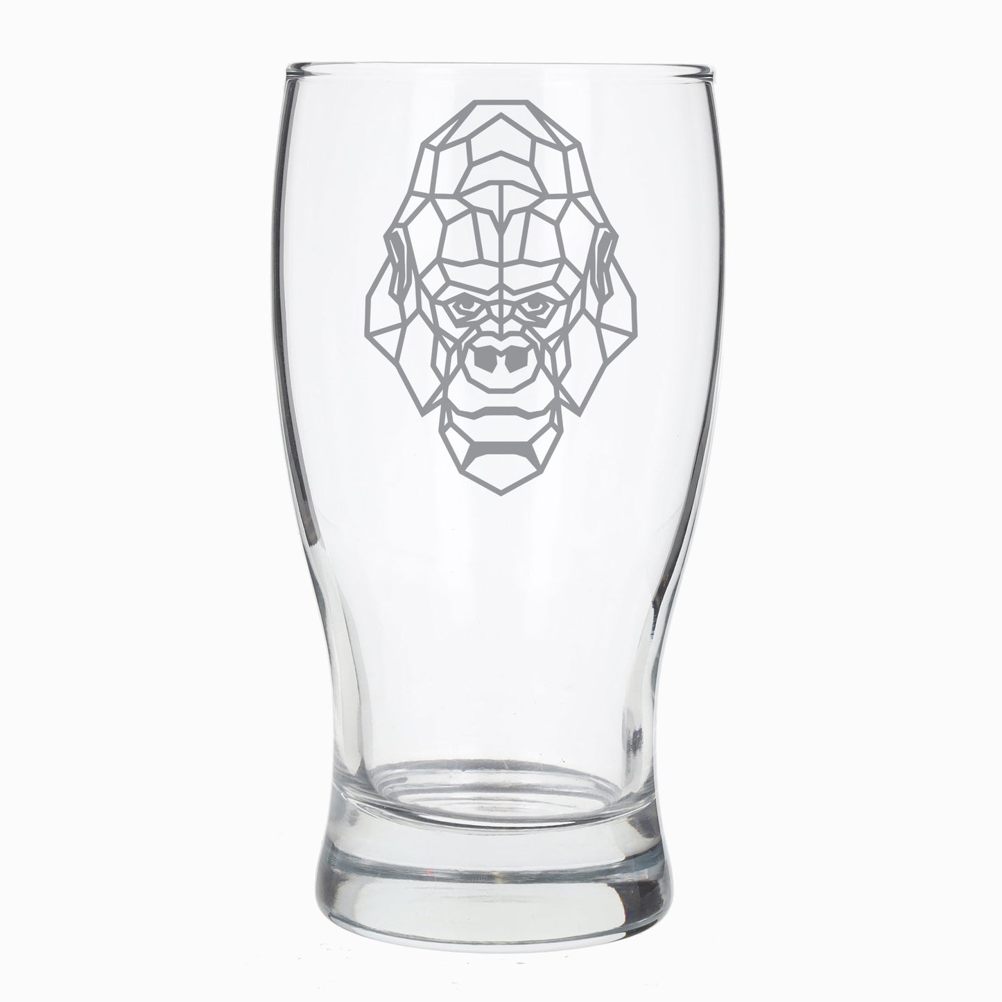 Gorilla Engraved Beer Pint Glass - Always Looking Good -