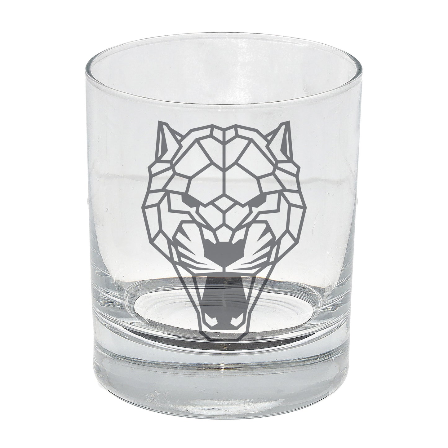 Panther Engraved Whisky Glass - Always Looking Good -